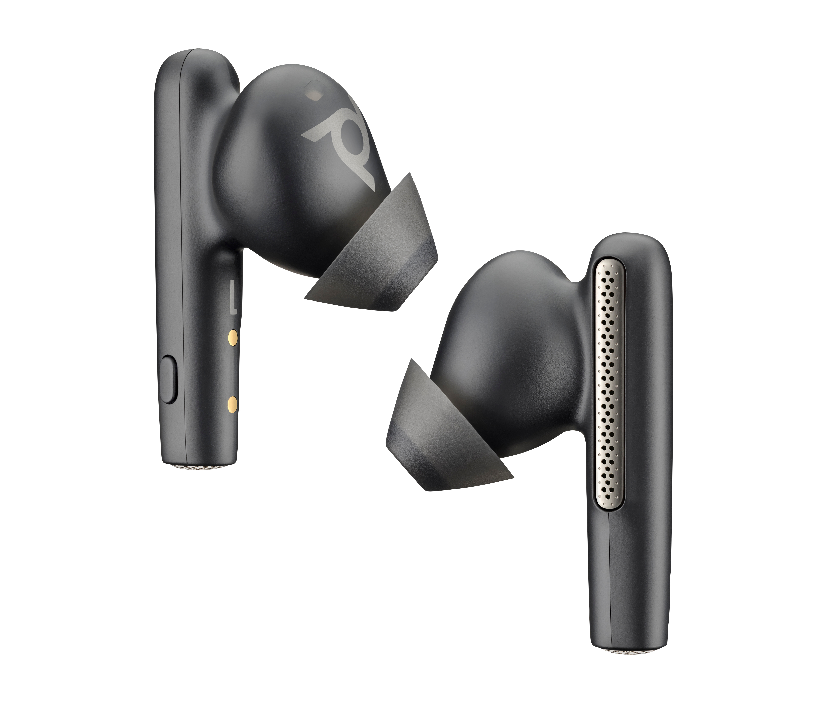 HP Poly Adaptadores auriculares para Poly Voyager Free 60 (Preto) (2 unidades)