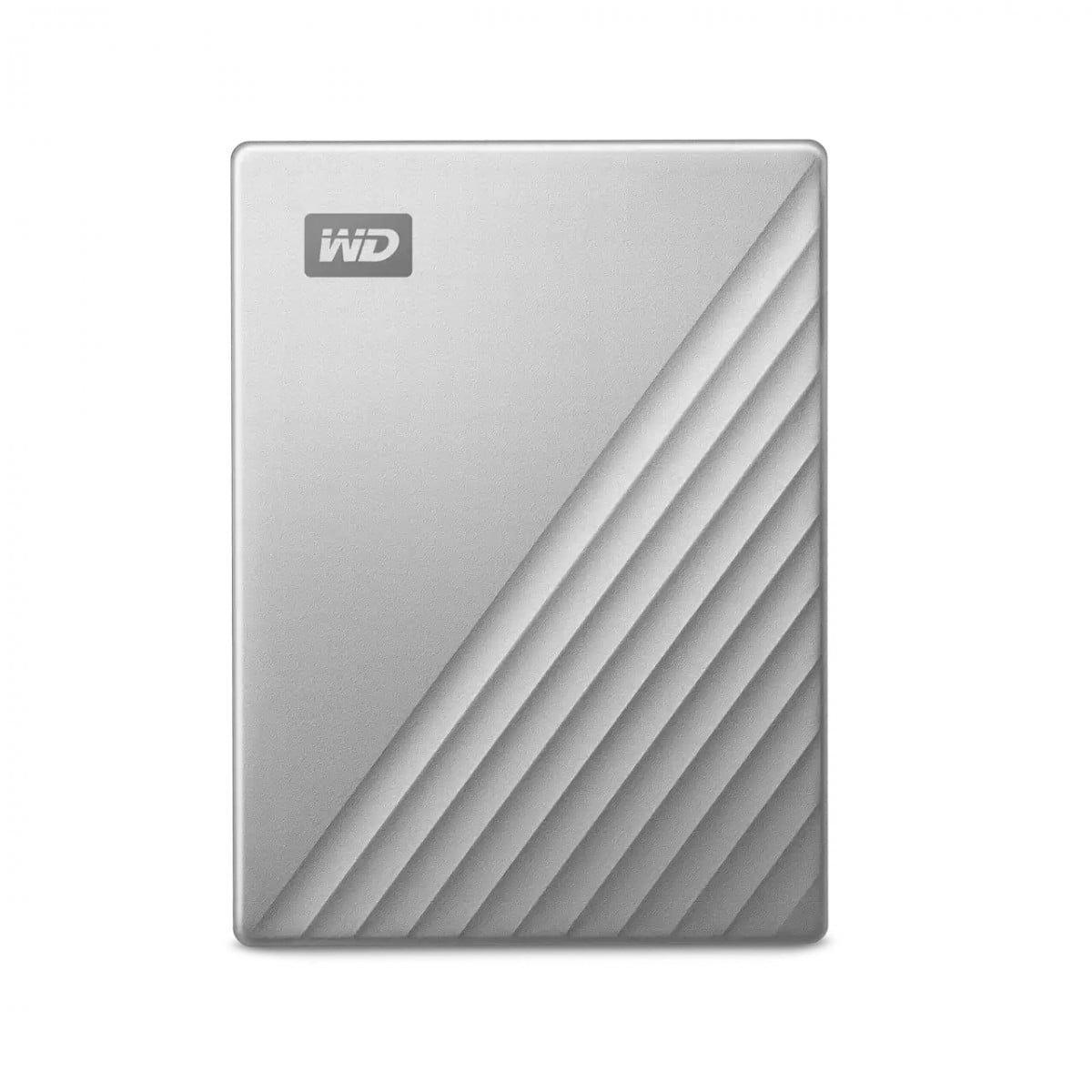 WD My Passport Ultra for Mac WDBGKC0060BSL - Disco rígido - encriptado - 6 TB - externa (portátil) - USB 3.2 Gen 1 (USB C conector) - 256-bits AES - prata