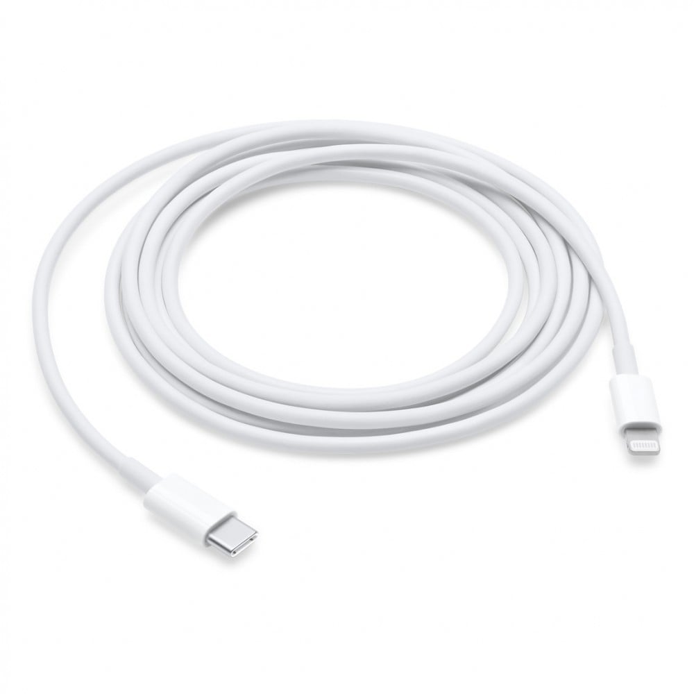 Ligue o seu dispositivo com conetor Lightning ao dispositivo com porta USB-C ou compatível com Thunderbolt 3 (USB-C) para sincronizar e carregar, ou ao iPad com porta USB-C para carregar