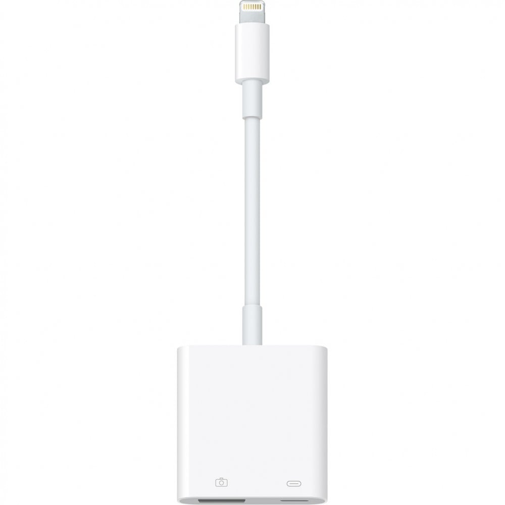 Com o Adaptador de câmara Lightning para USB 3, é fácil transferir fotografias e vídeos a partir de uma câmara digital de alta resolução para o iPad Pro