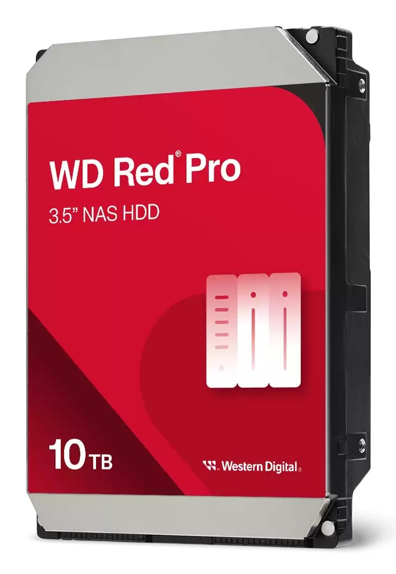 WD Red Pro WD103KFBX - Disco rígido - Enterprise - 10 TB - interna - 3.5" - SATA 6Gb/s - 7200 rpm - buffer: 512 MB