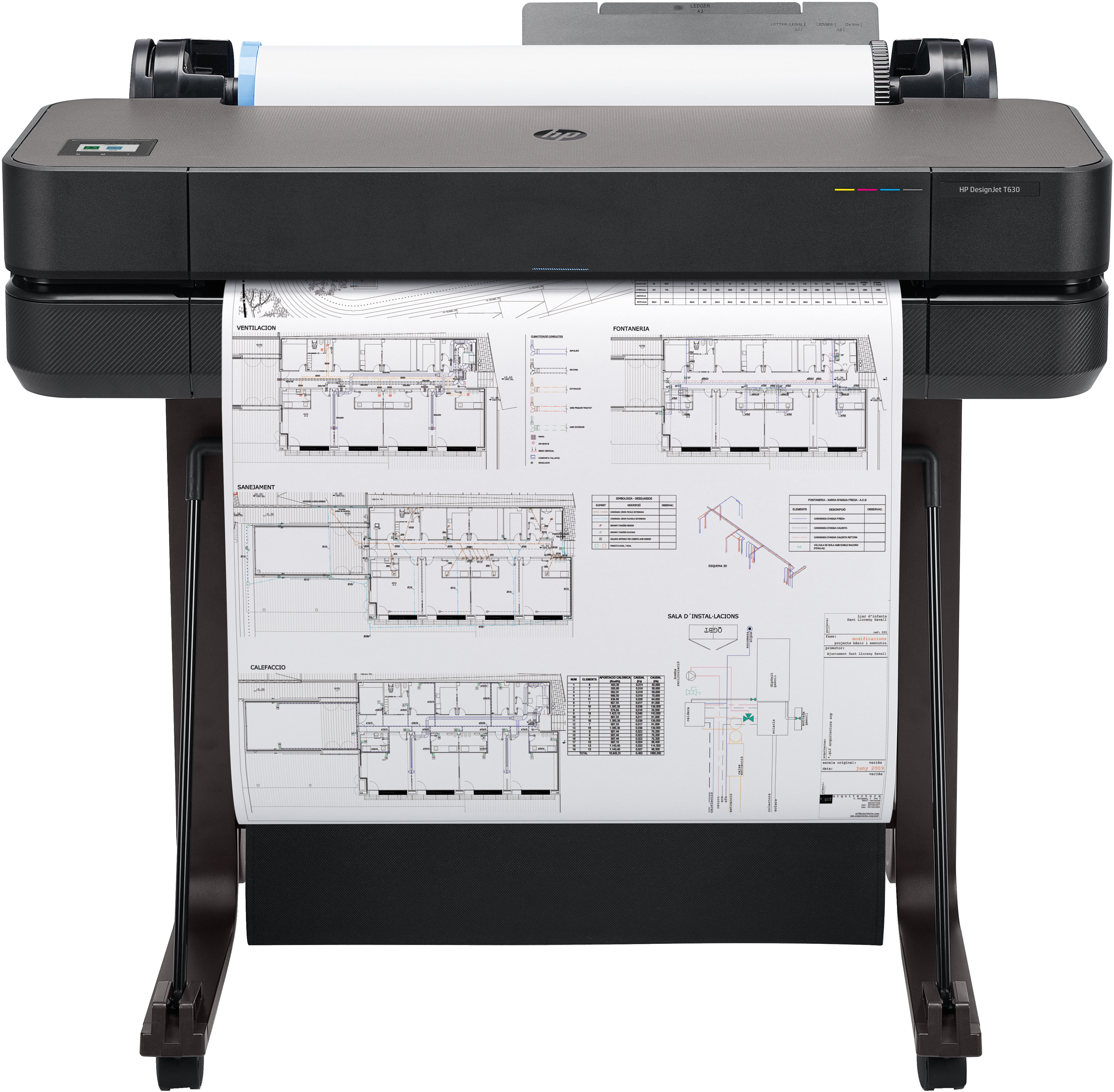 HP Designjet Impressora T630 de 24 pol., edição de 2025