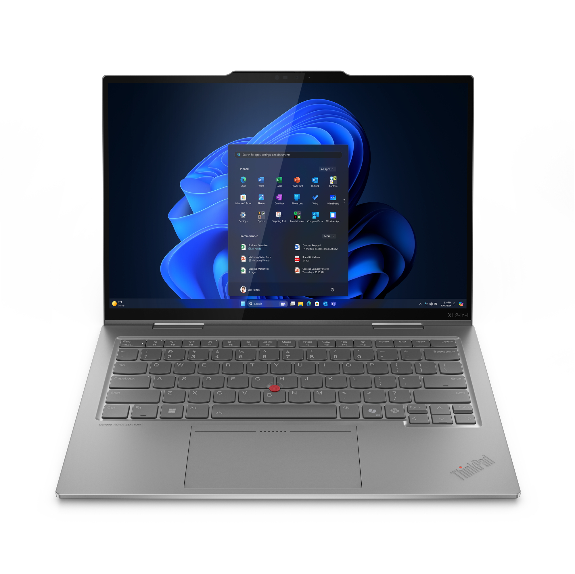 Lenovo ThinkPad X1 2-in-1 Gen 10 Aura Edition Copilot+ PC