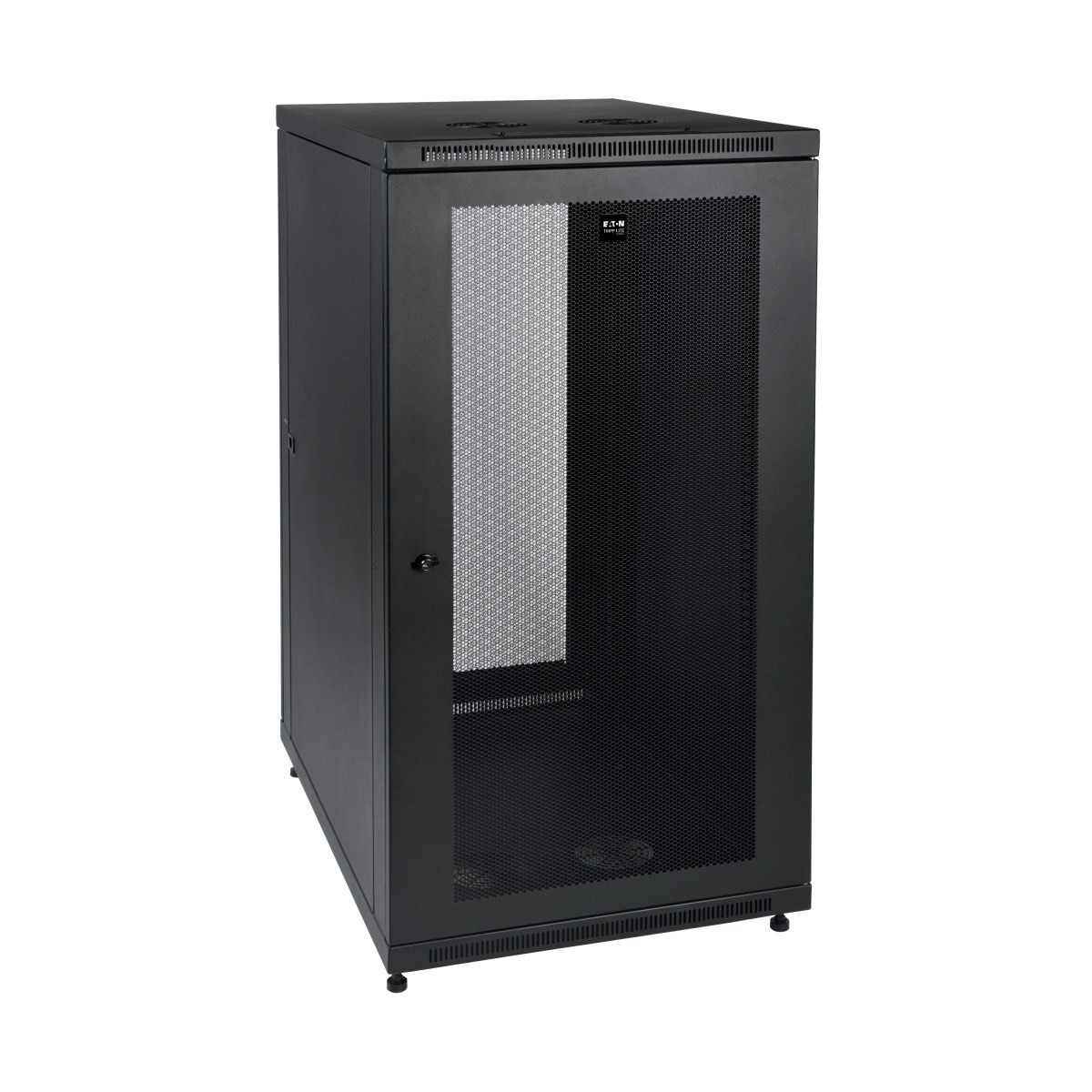 Eaton Tripp Lite Series 24U Rack Enclosure Server Cabinet 33" Deep w/ Doors & Sides - Gabinete armário - preto - 24U - 19"