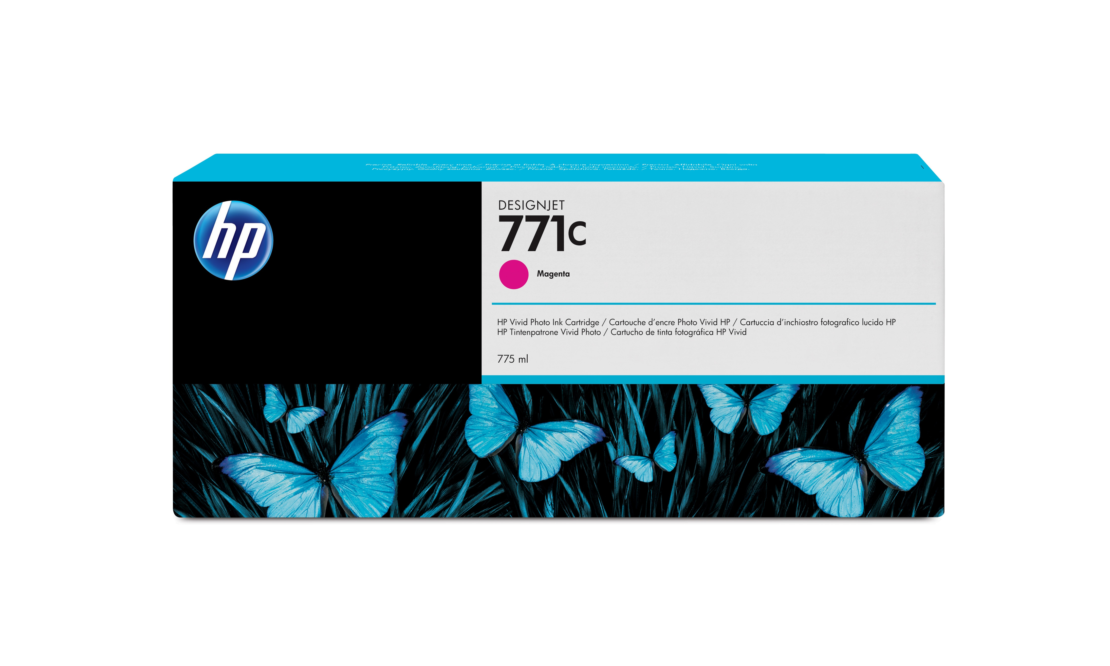 HP Tinteiro DesignJet 771C Magenta de 775 ml