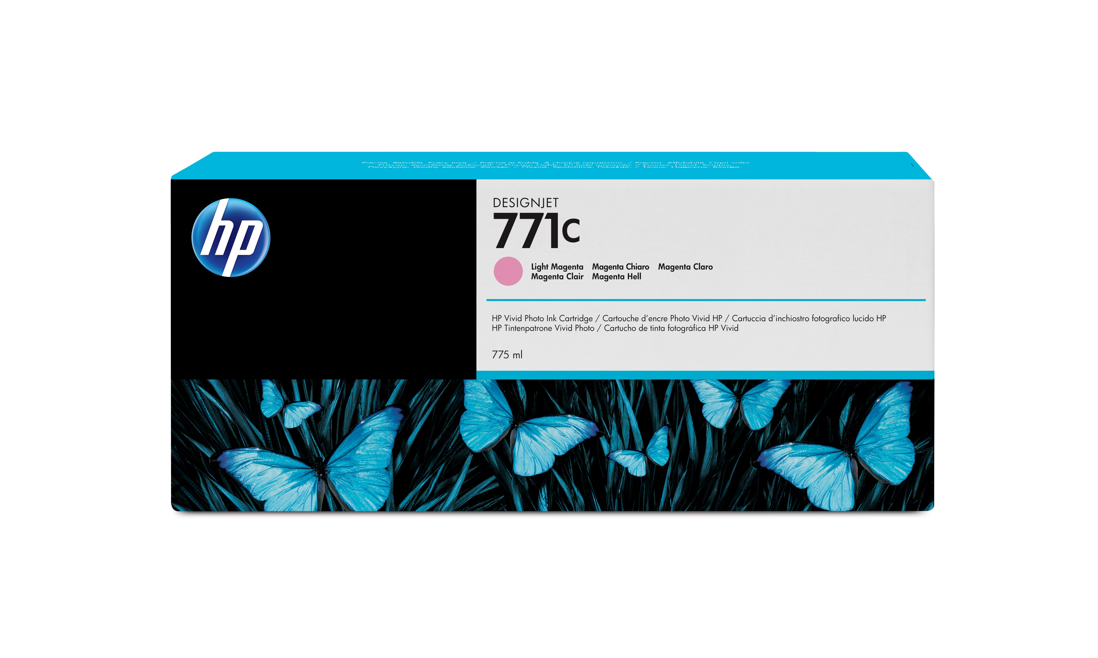 HP Tinteiro DesignJet 771C Magenta Claro de 775 ml