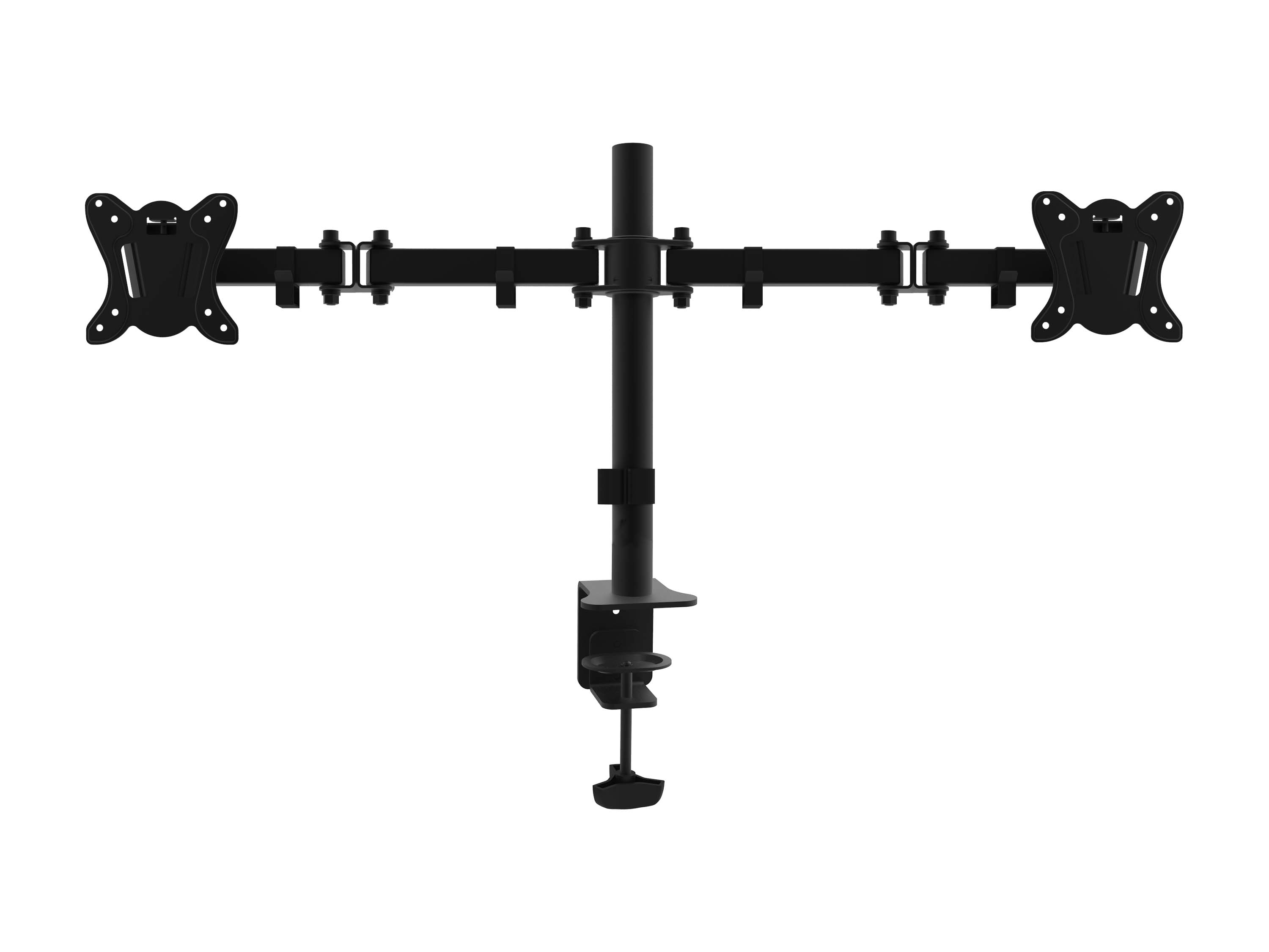 Equip Suporte de montagem de secretária para monitor duplo articulado de 13"-27”