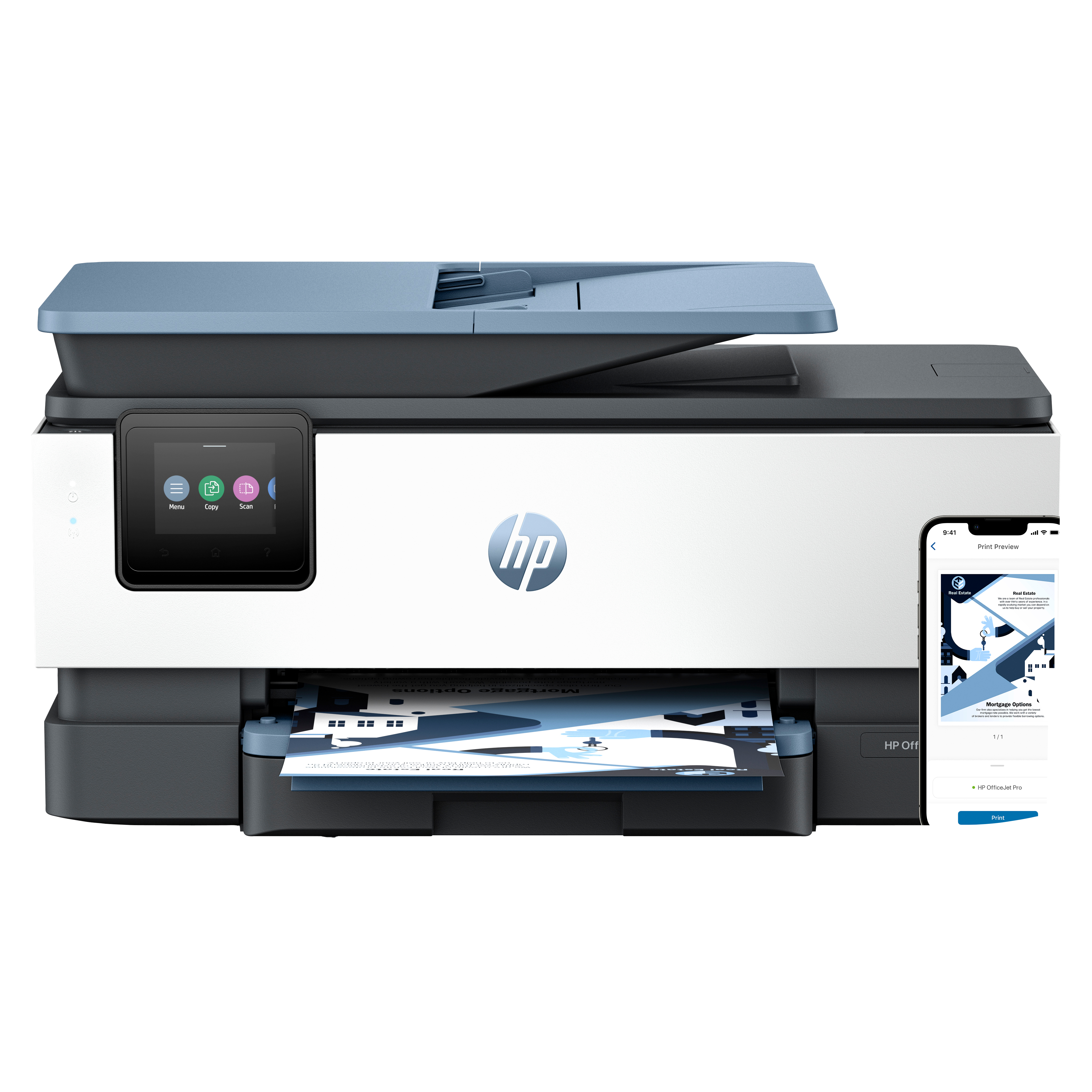 HP OfficeJet Pro 8125e Sem fios All-in-One Cor Impressora, Instant Ink; Impressão frente e verso