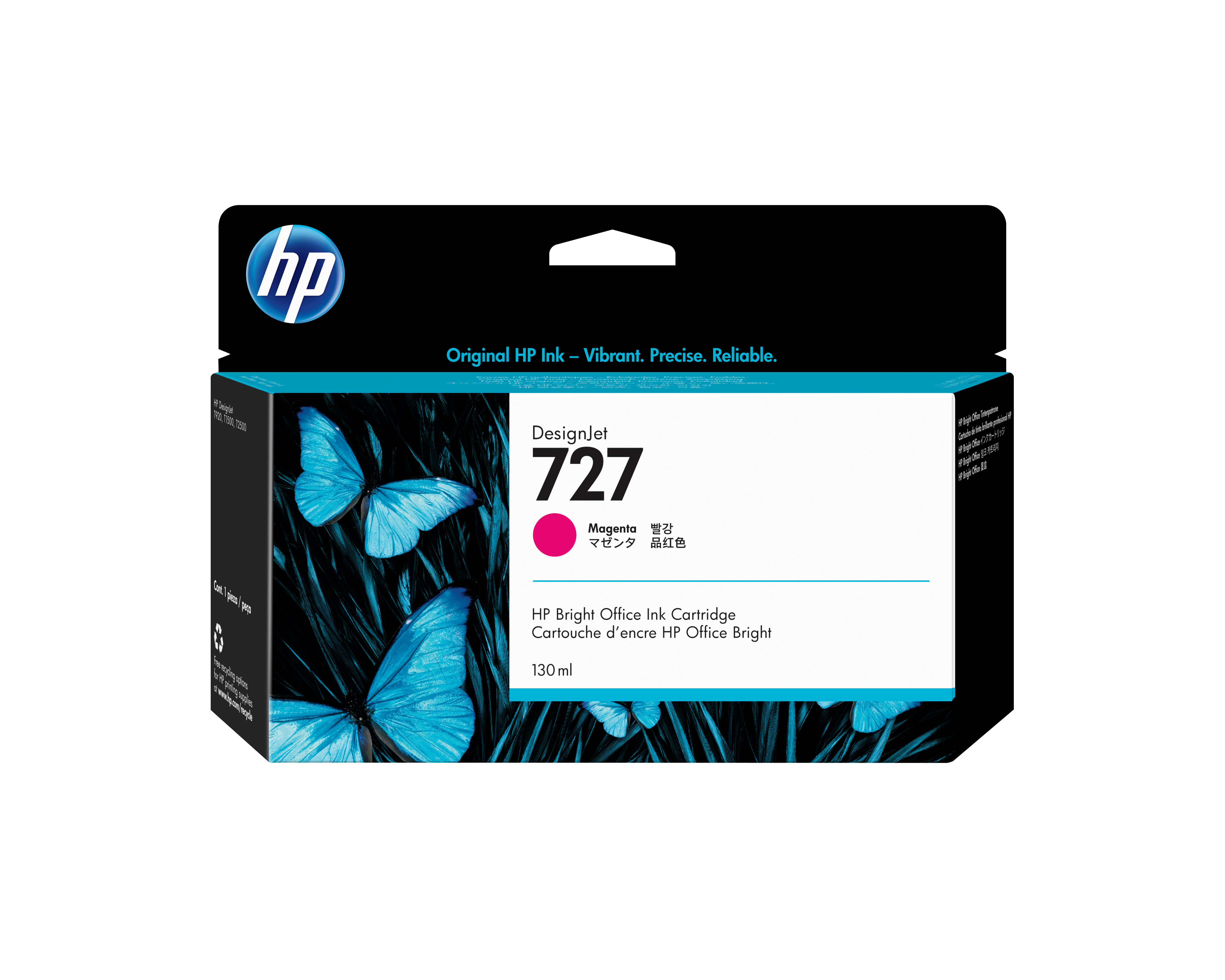 HP Tinteiro DesignJet 727 Magenta de 130 ml