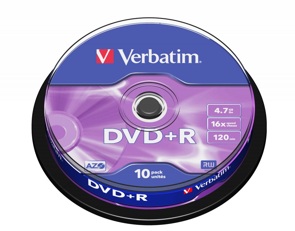 Verbatim DVD+R Matt Silver