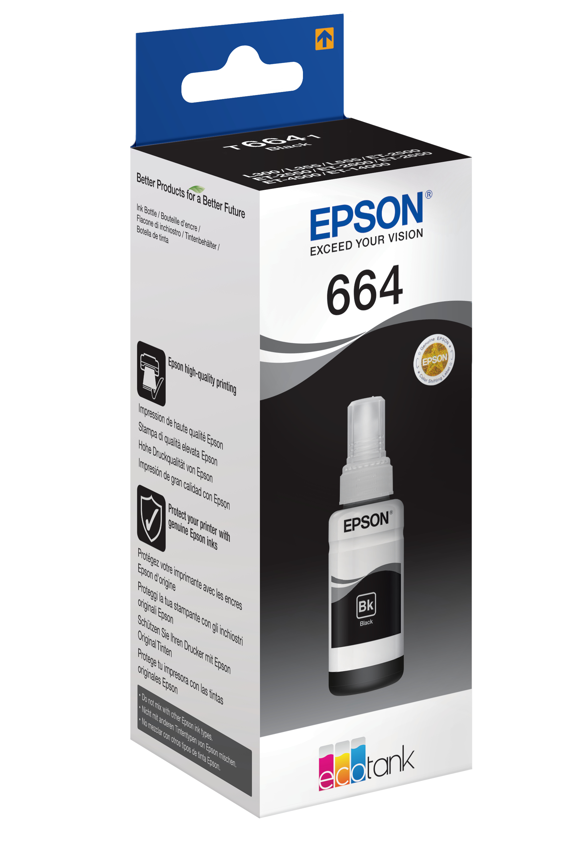Epson Garrafa de tinta Preto EcoTank 664