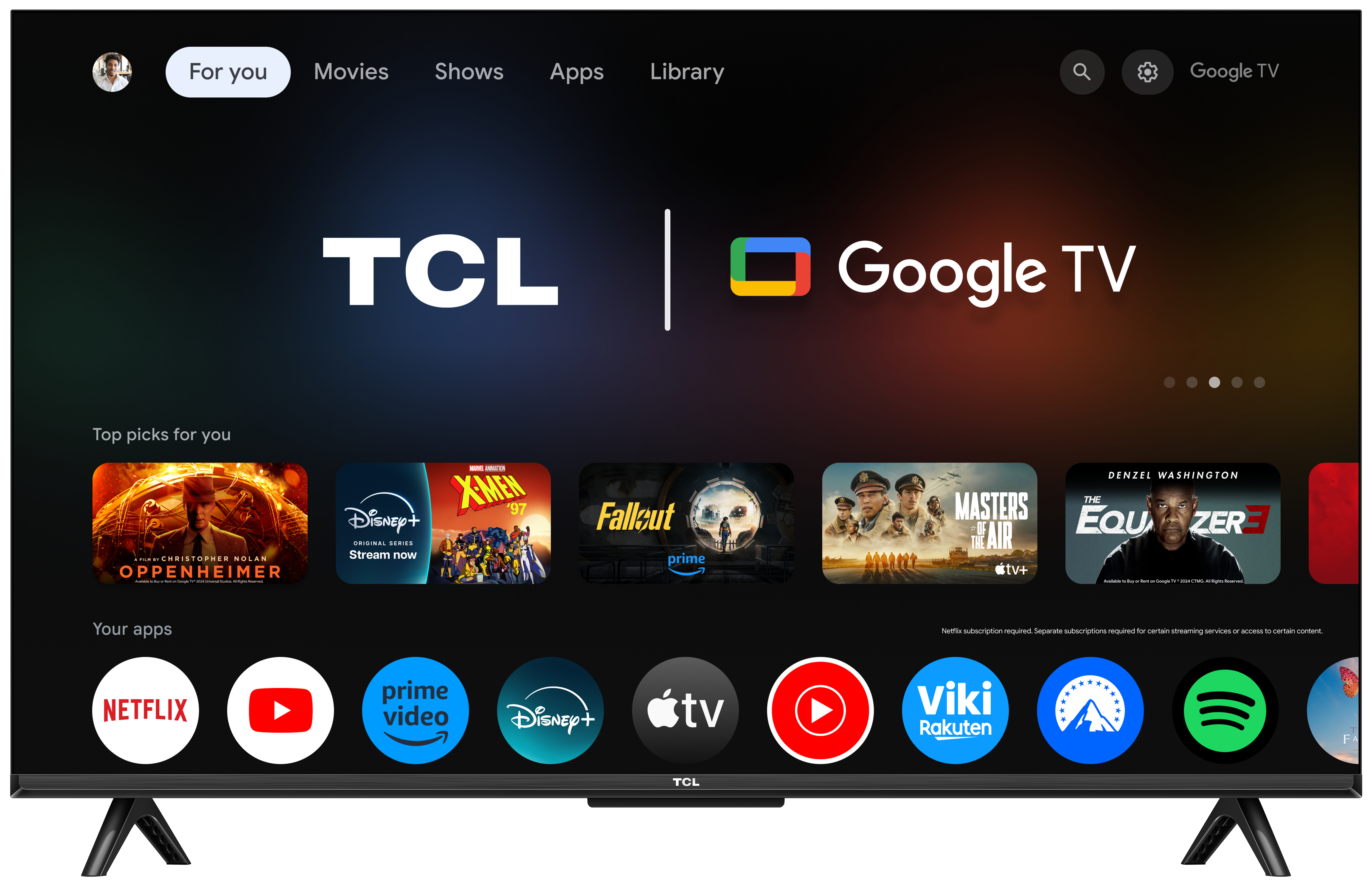 TCL T69C Televisão Smart TV Series 43T69C (2026) 43"/109,2cm QLED 4K UHD Google TV