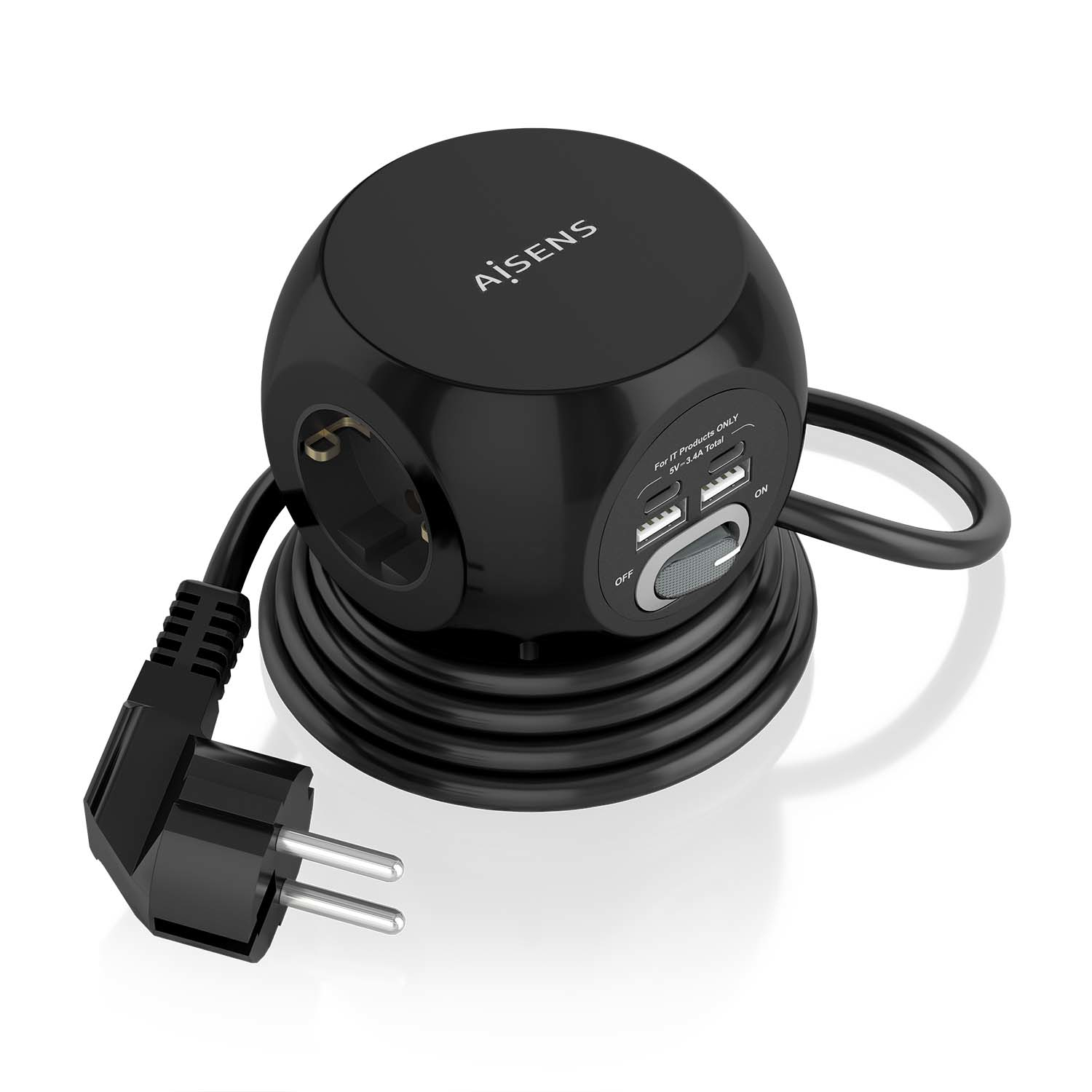AISENS ASPS-2A2C05-BK