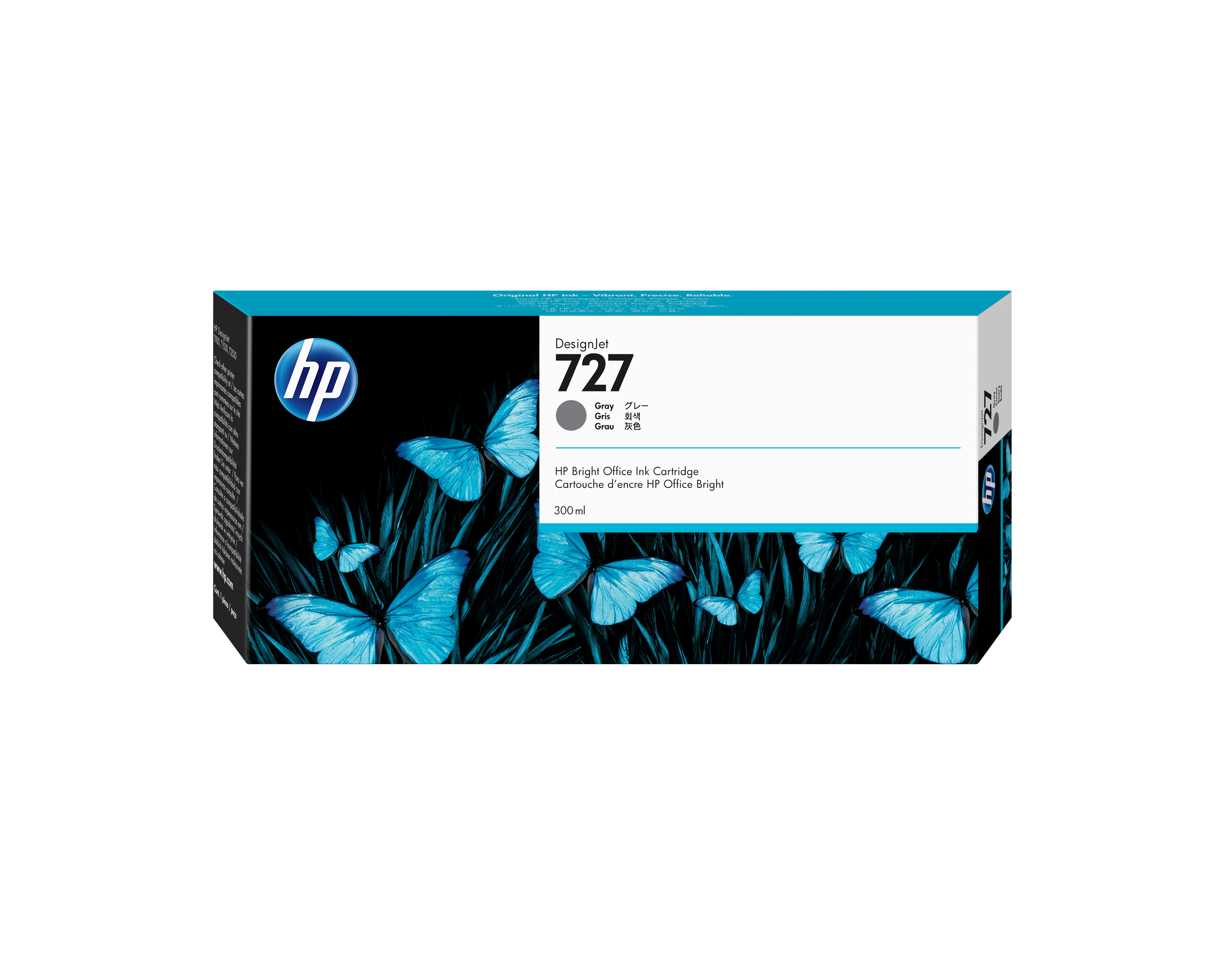 HP Tinteiro DesignJet 727 Cinzento de 300 ml