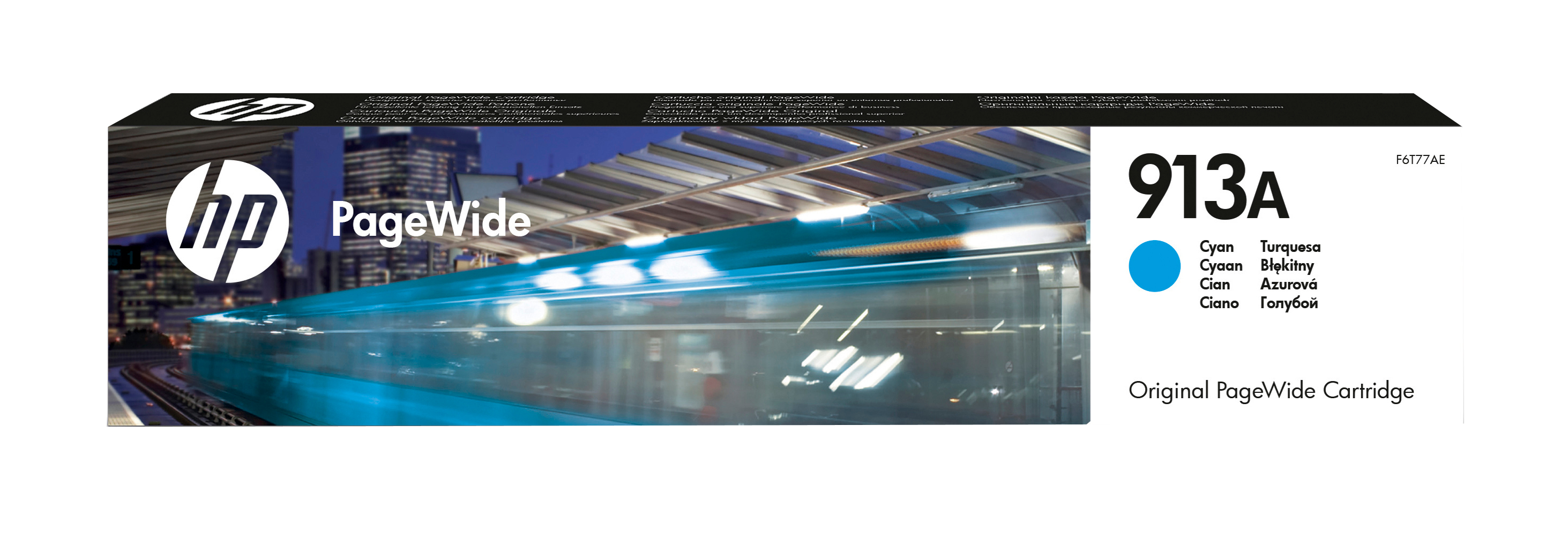 HP Consumível PageWide Original 913A Ciano