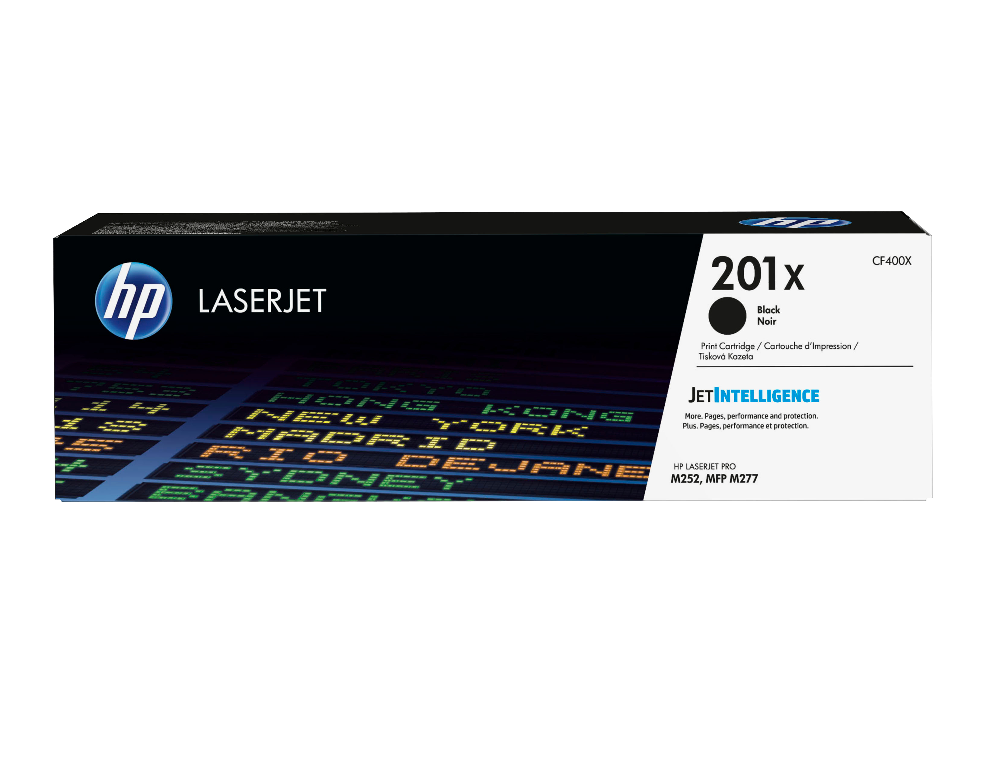 HP Toner LaserJet original 201X preto de elevado rendimento