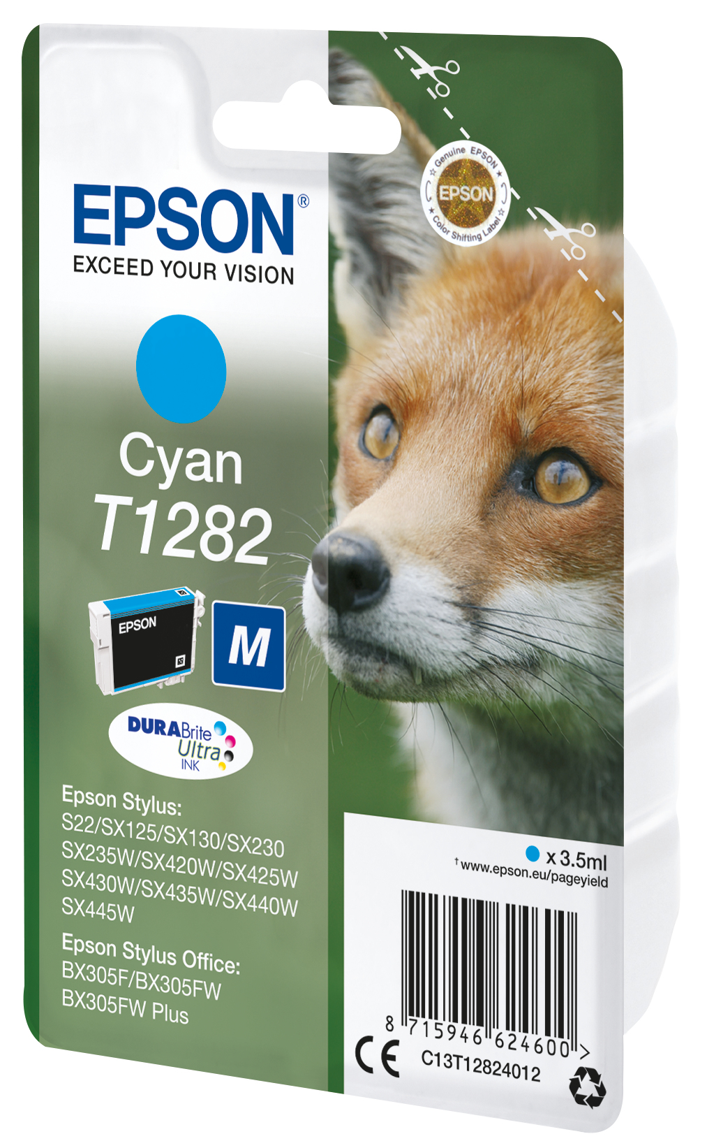 Epson Fox T1282 Conjunto individual ciano DURABrite Ultra Raposa