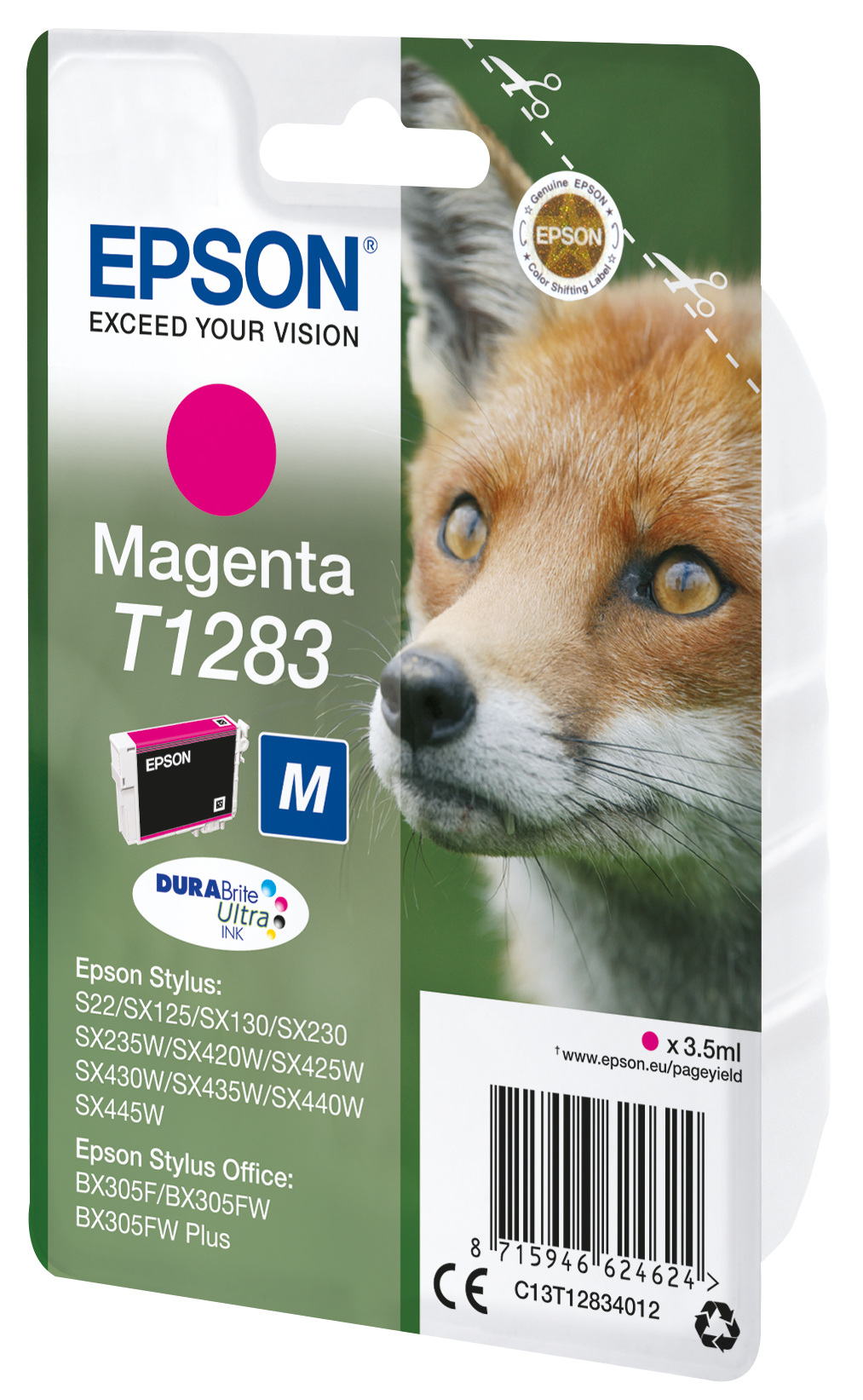 Epson Fox T1283 Conjunto individual magenta DURABrite Ultra Raposa