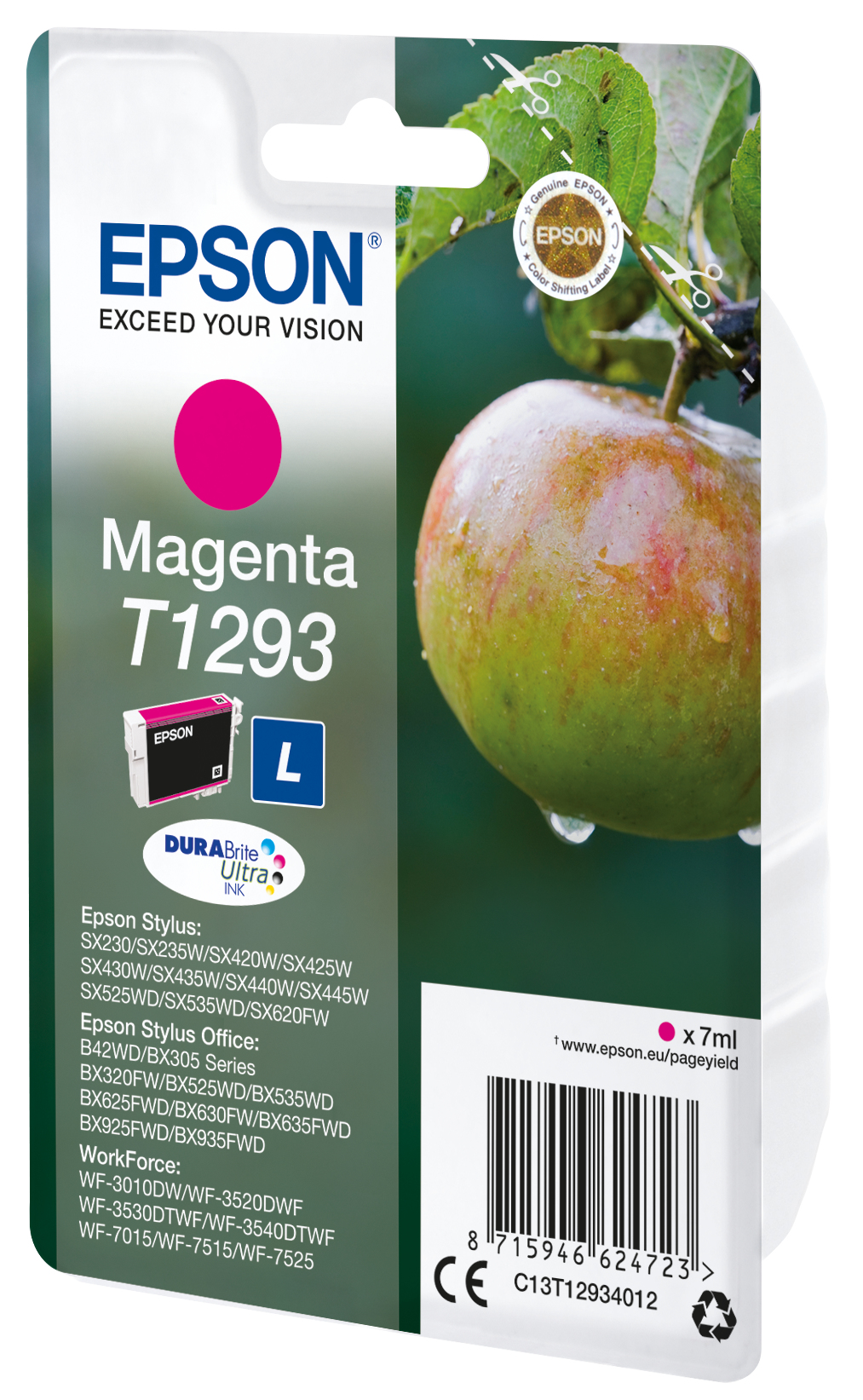 Epson Apple T1293 Conjunto individual magenta DURABrite Ultra Maçã