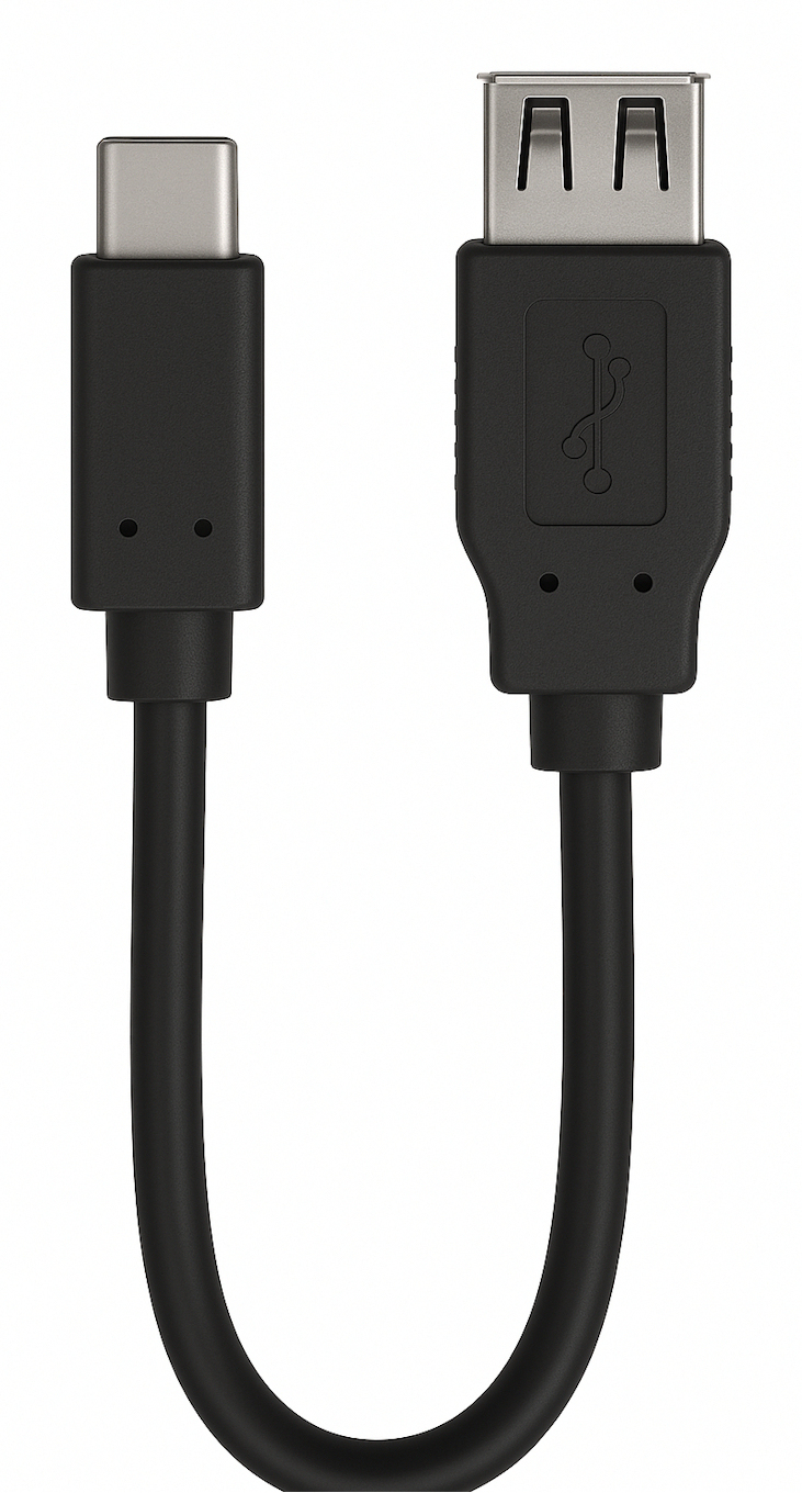 Ewent Adaptador USB 2.0 Tipo C para USB Tipo A - Fêmea, 0.15 m