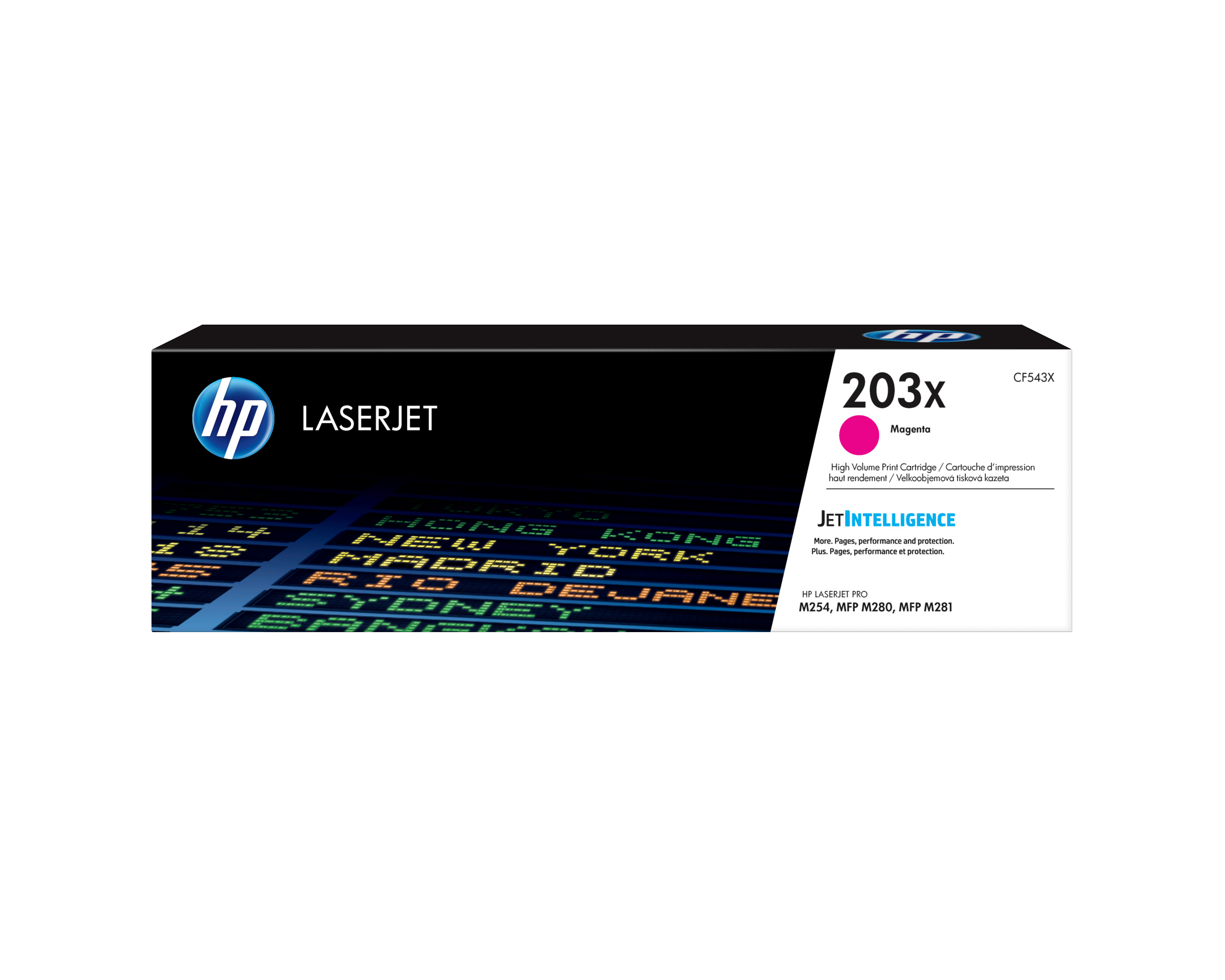 HP Toner LaserJet Original 203X Magenta de elevado rendimento