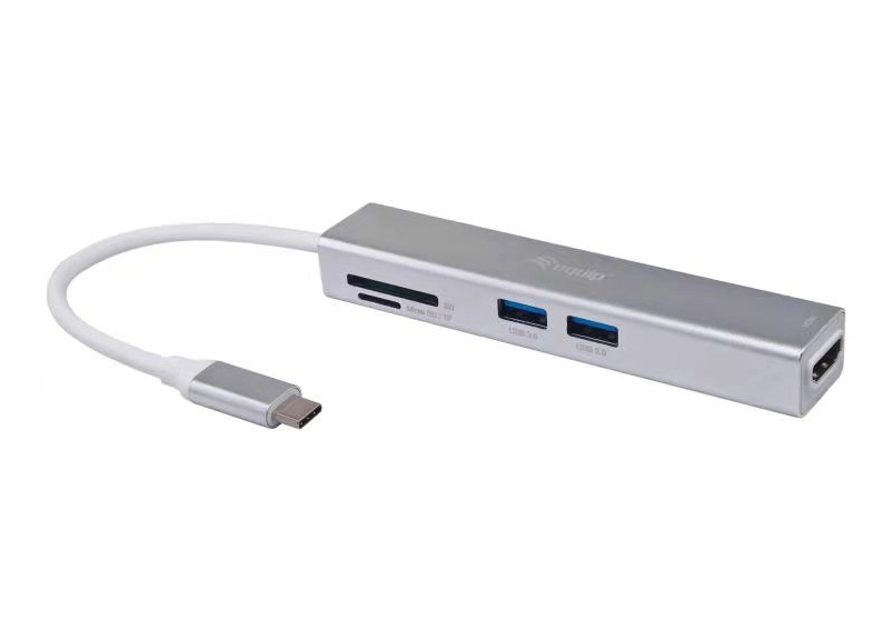 EQUIP LIFE ADAPTADOR USB-C 5 EM 1 HDMI USB 3.0 MICRO SD #PROMO#