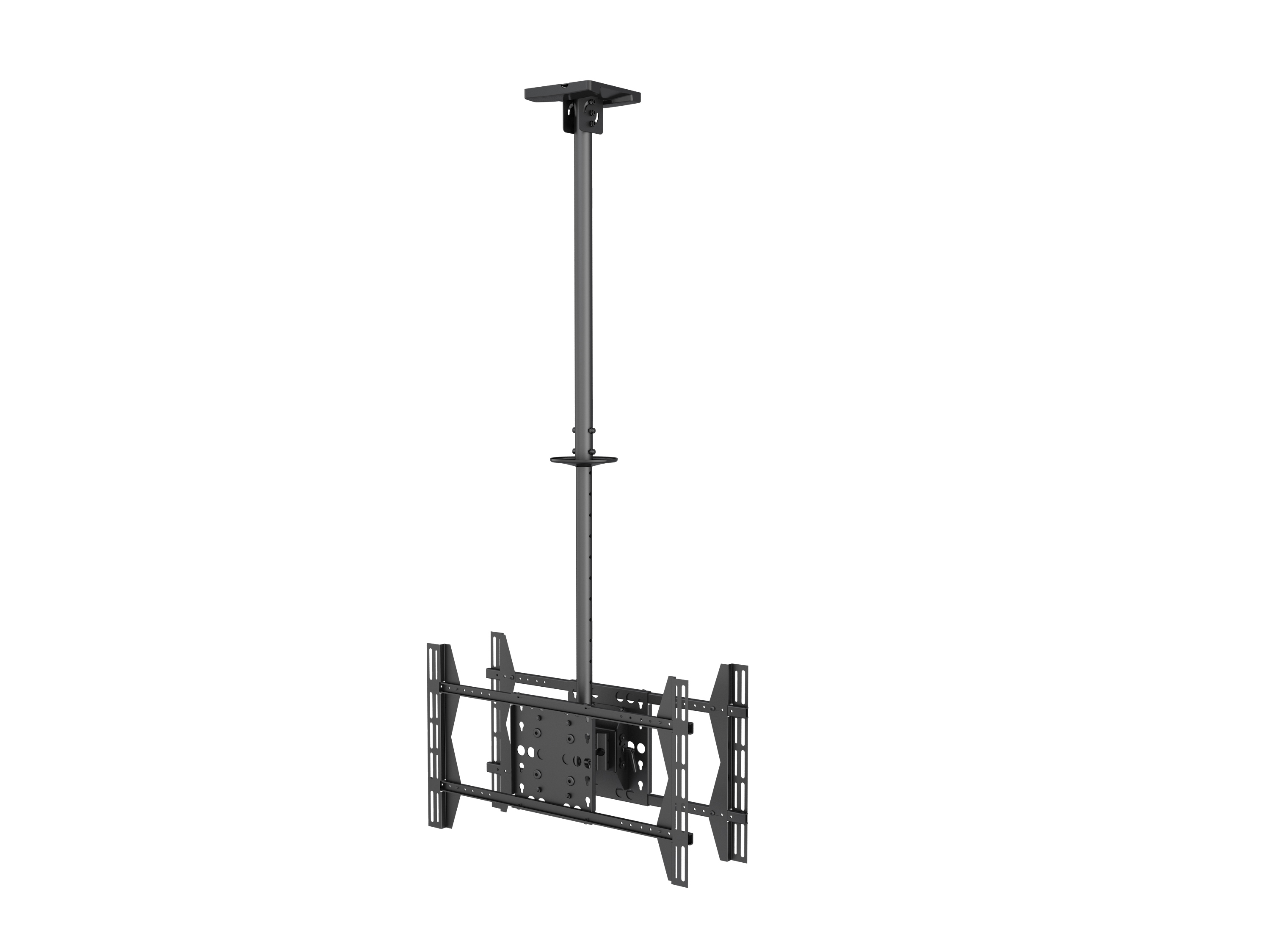 Equip Suporte de TV de ecrã duplo de 32“-75” para montagem no teto