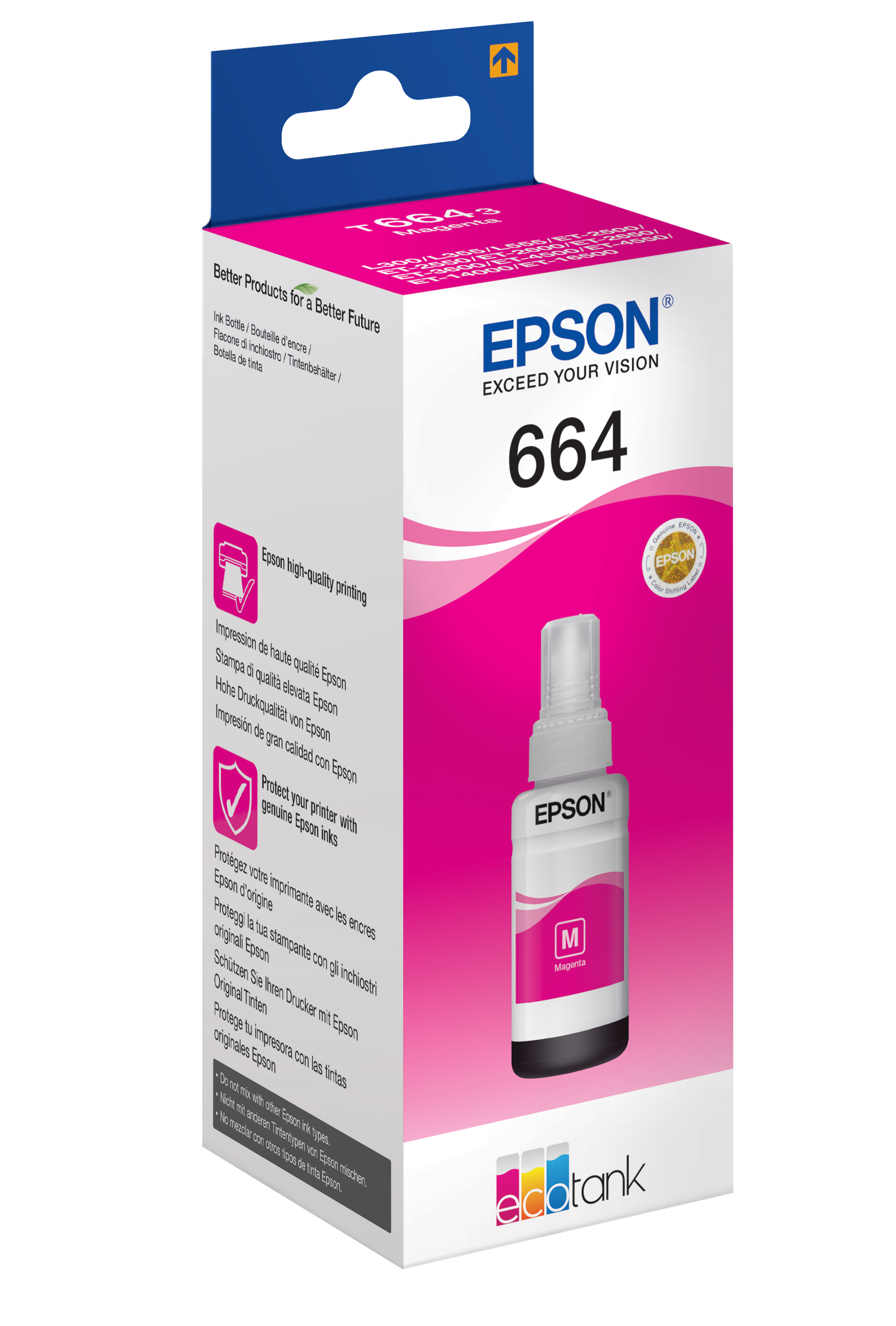 Epson Garrafa de tinta Magenta EcoTank 664