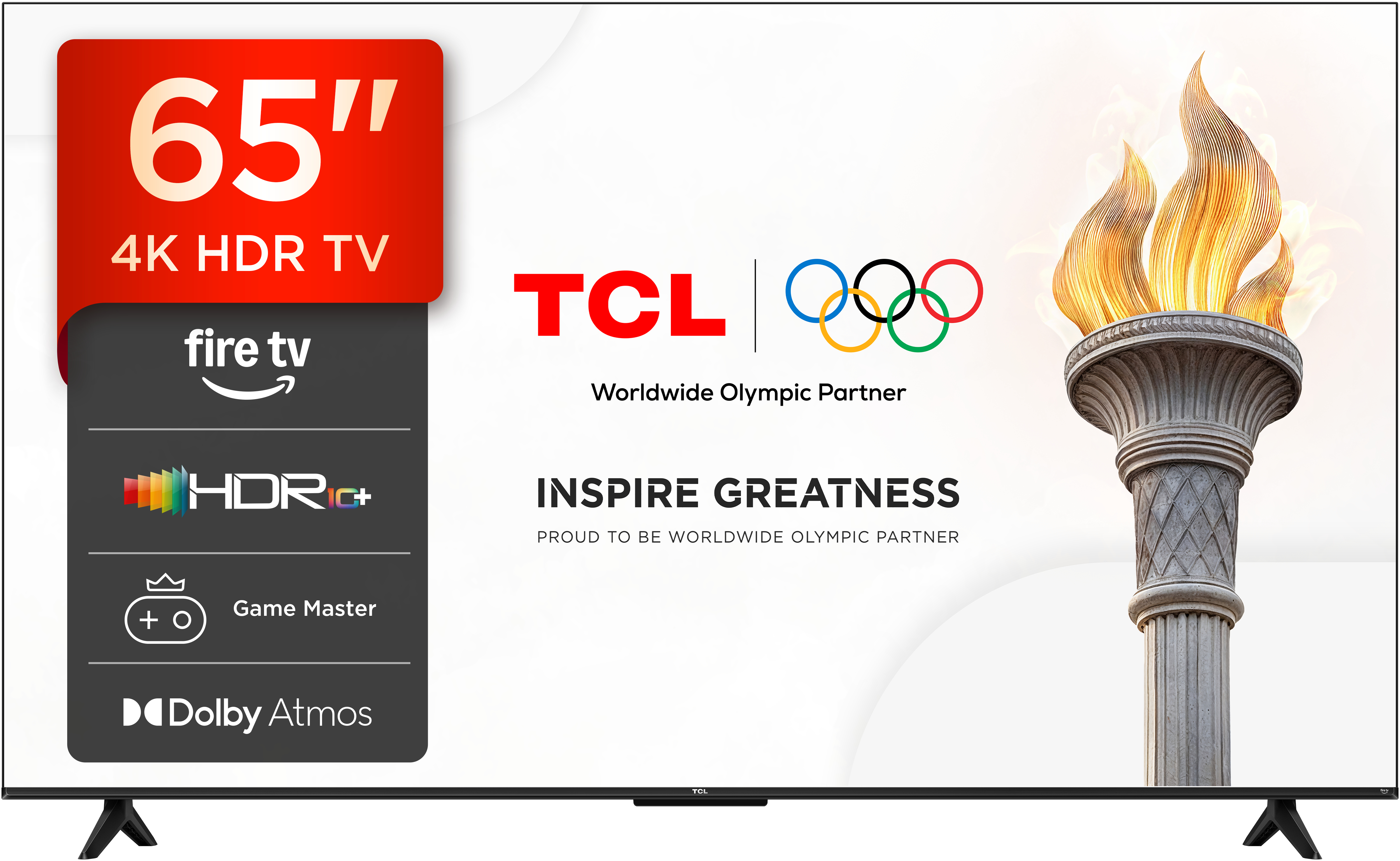 TCL V6D Televisão Smart TV Series 65V6D (2026) 65"/165,1 cm LED 4K UHD Fire TV