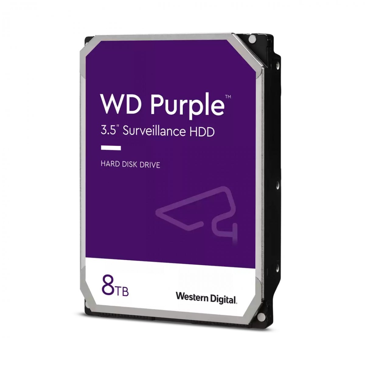 WD HDD 3.5" 8TB 256MB 5640RPM SATA6  SURVEILLANCE PURPLE