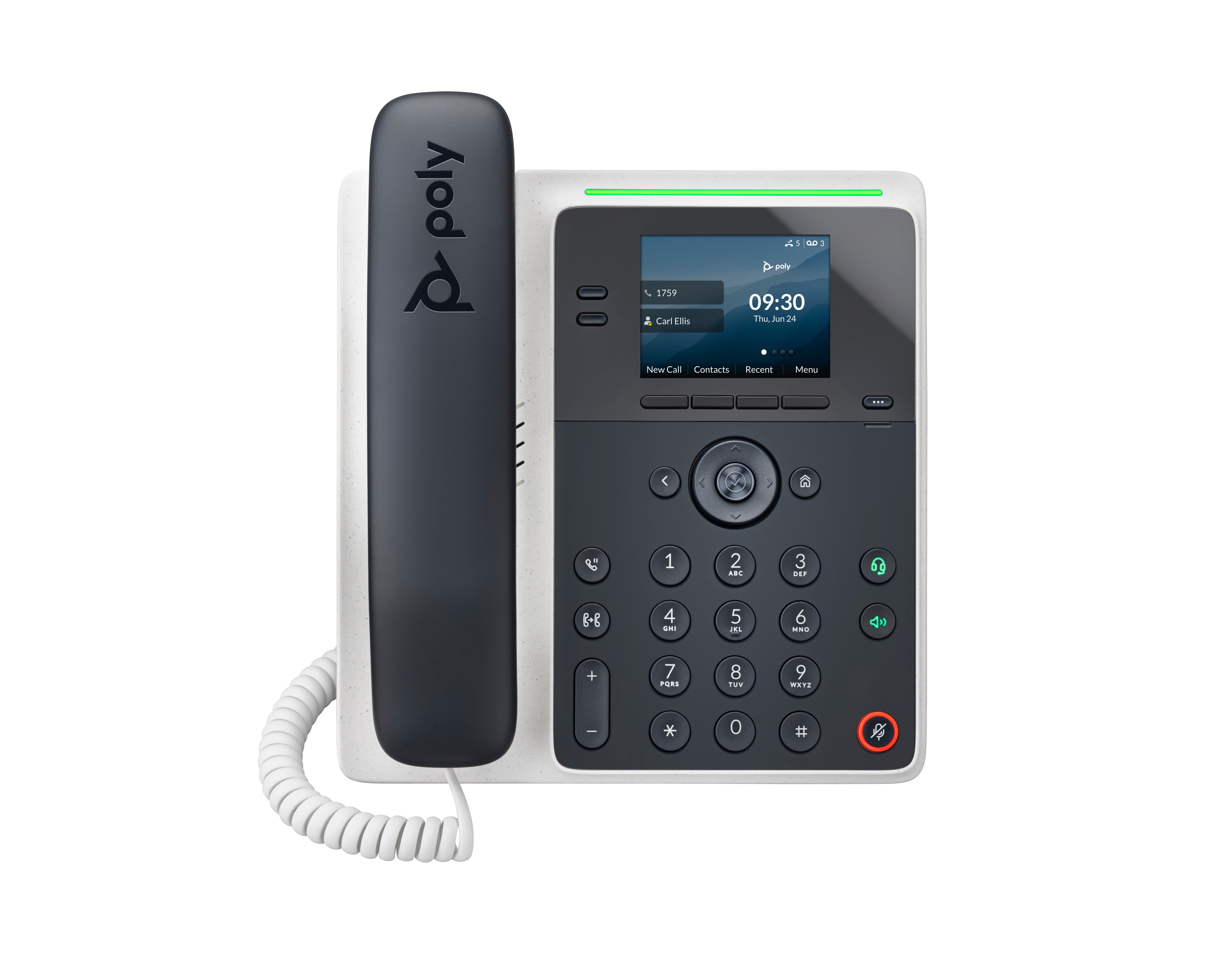 HP Poly Telefone IP Poly Edge E100 com PoE