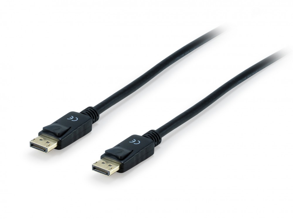 EQUIP CABO DISPLAY PORT 1.4 M/M 3.0M WITH LATCH BLACK