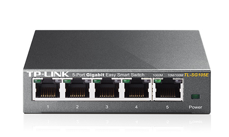 TP-LINK SWITCH 5PORT 10/100/1000 DESKTOP STEEL CASE