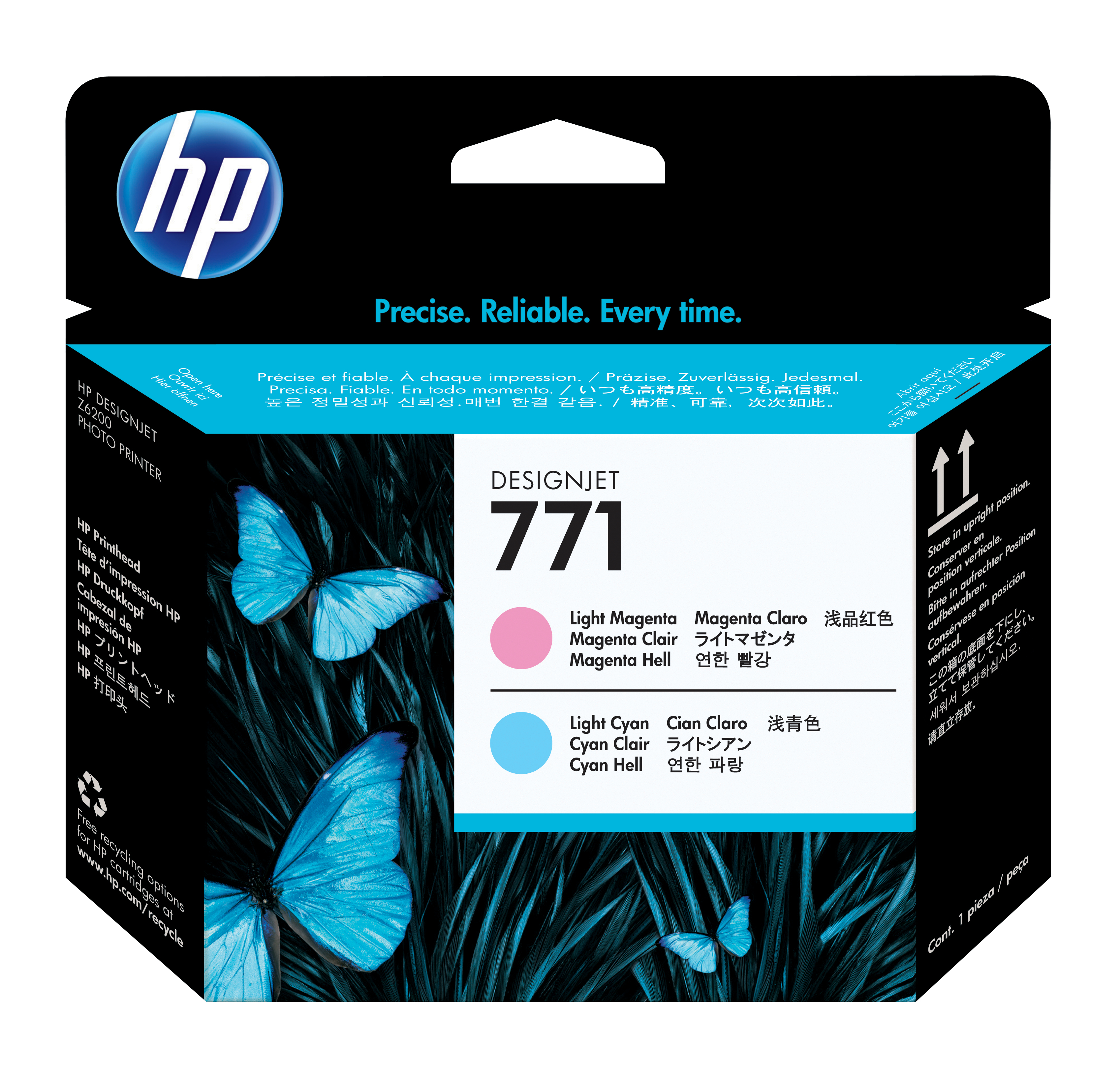 HP Cabeça de impressão DesignJet 771 Magenta Claro/Ciano Claro