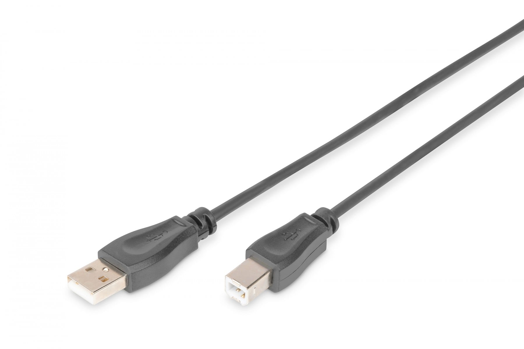 DIGITUS CABO USB 2.0 TYPE A - B M/M 0.5M USB 2.0 PRETO #PROMO
