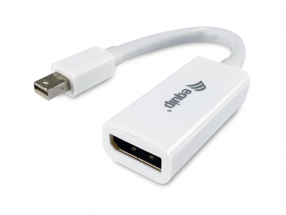EQUIP ADAPTADOR MINI DISPLAYPORT TO DISPLAYPORT ADAPTER WHITE