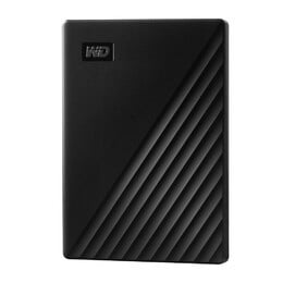 WD My Passport WDBPKJ0050BBK - Disco rígido - encriptado - 5 TB - externa (portátil) - USB 3.2 Gen 1 - 256-bits AES - preto