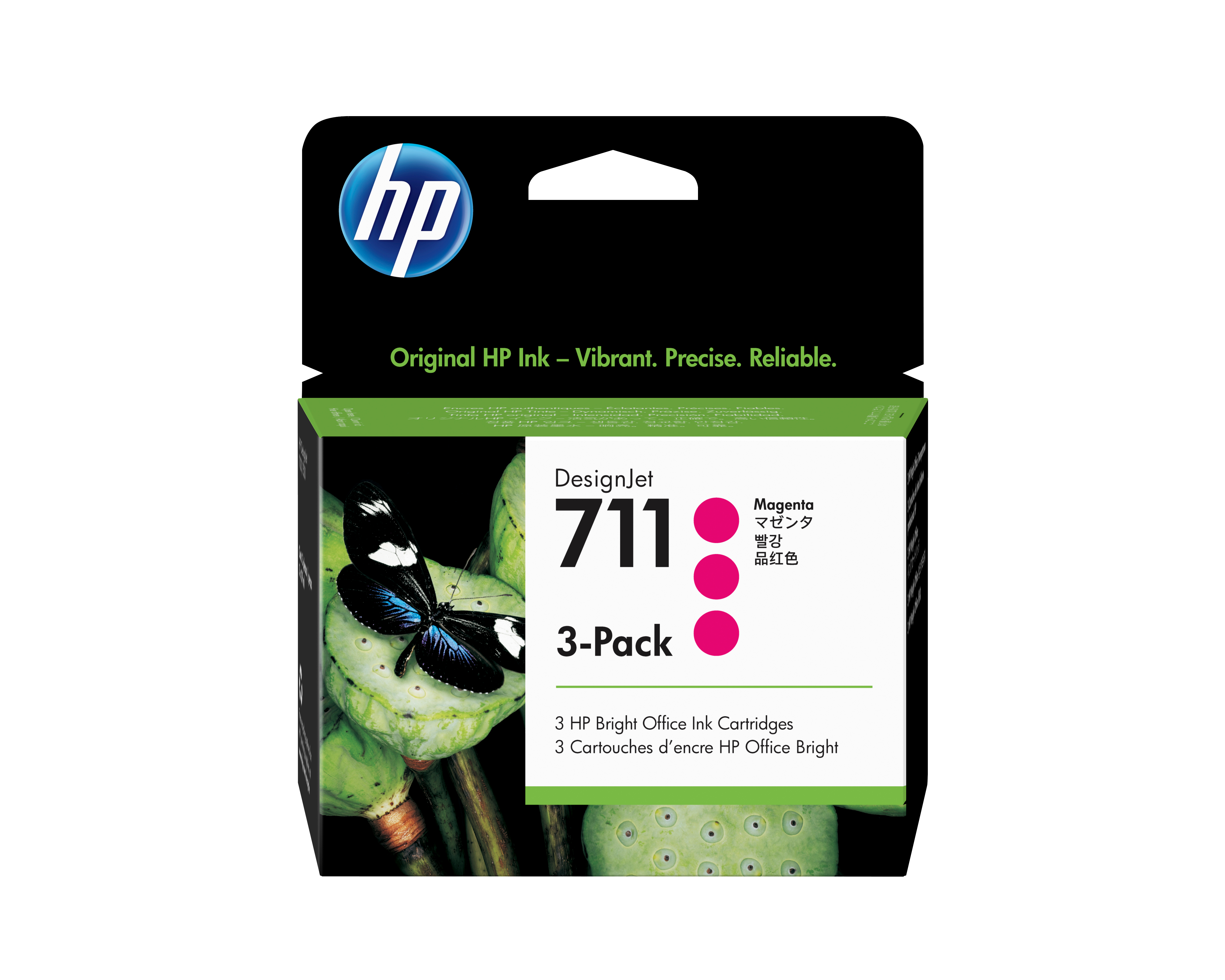 HP Conjunto Triplo de Tinteiros DesignJet 711 Magenta de 29 ml