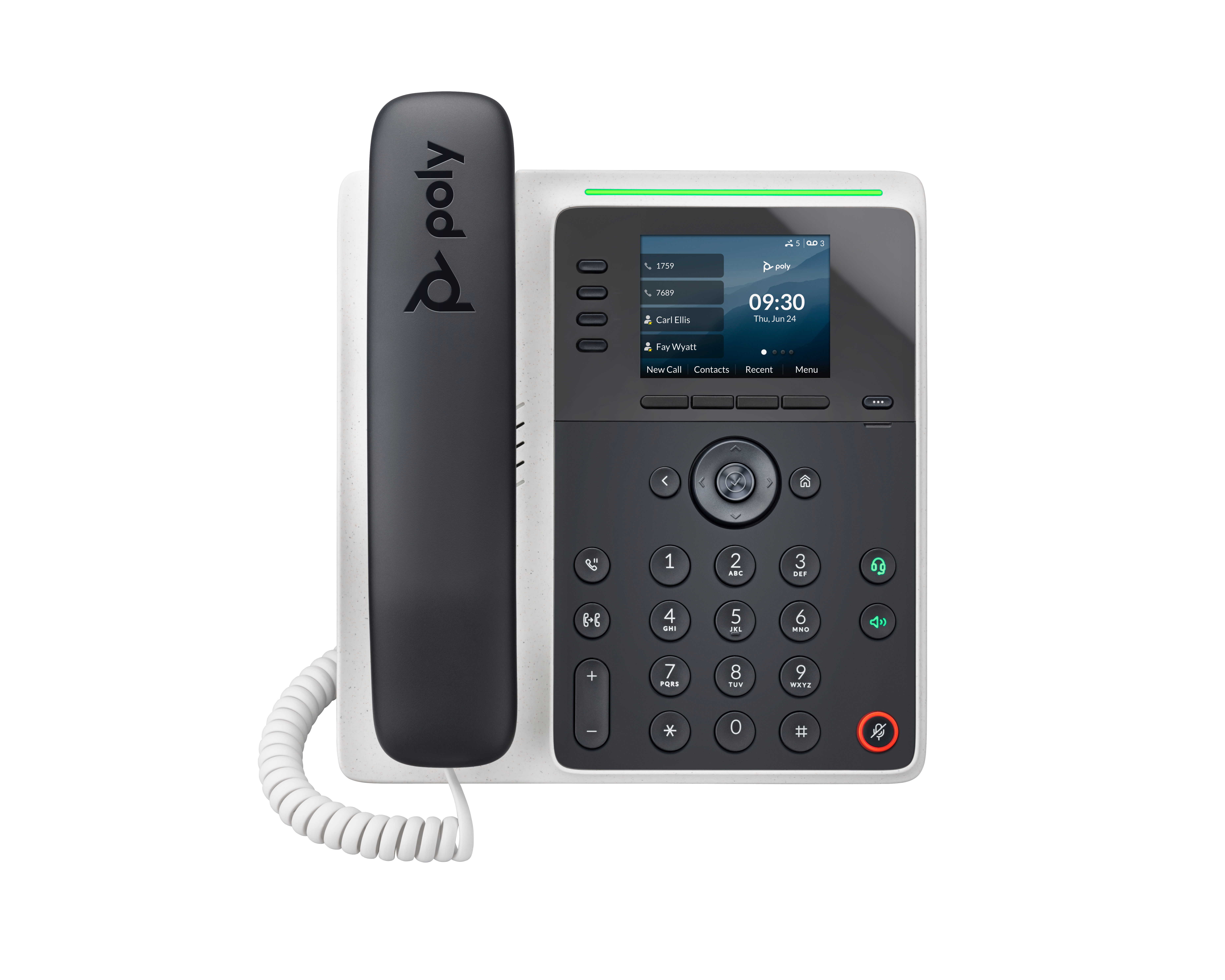 HP Poly Telefone IP Poly Edge E220 com PoE