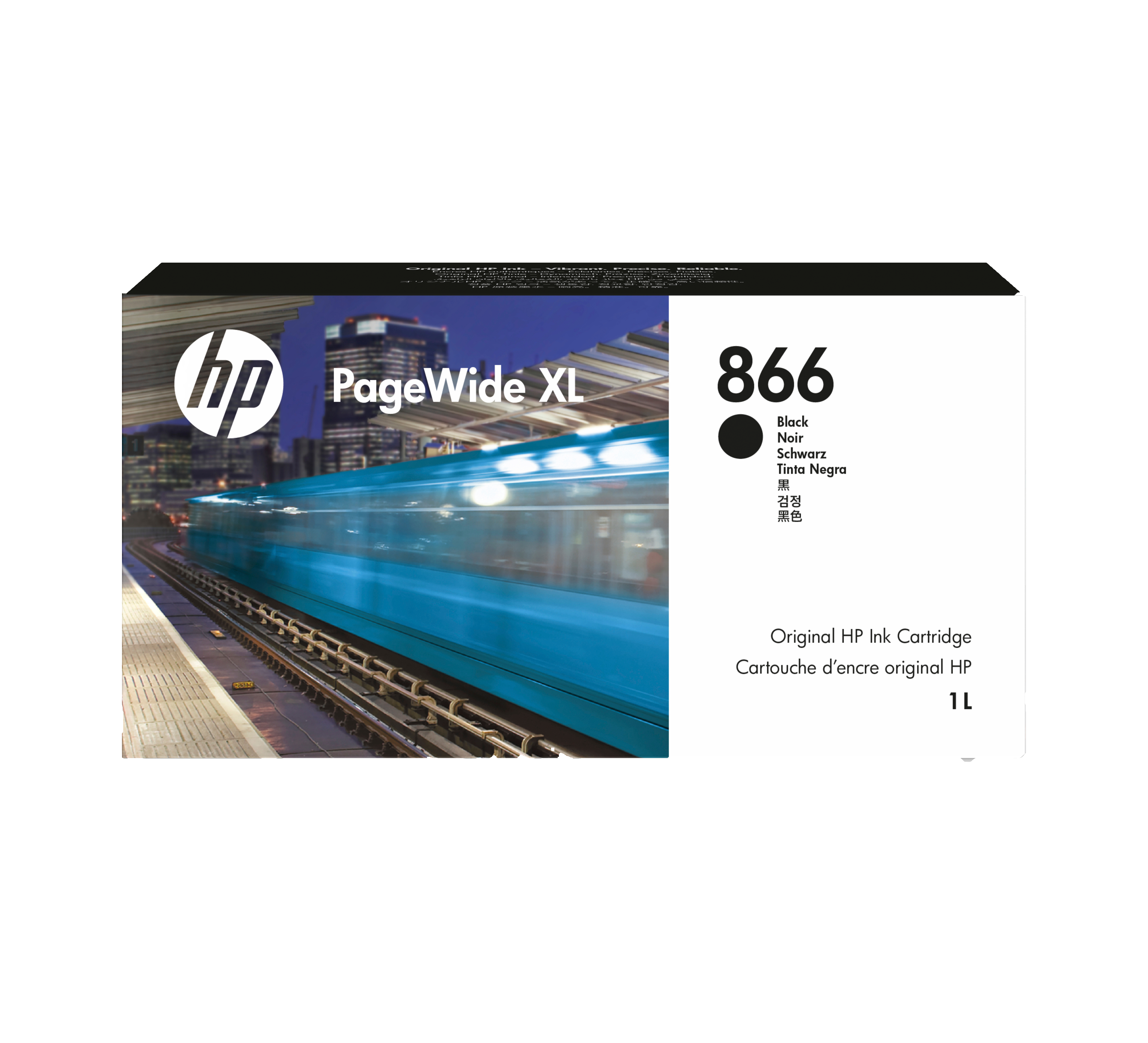 HP Tinteiro 866 Preto para PageWide XL (1 l)