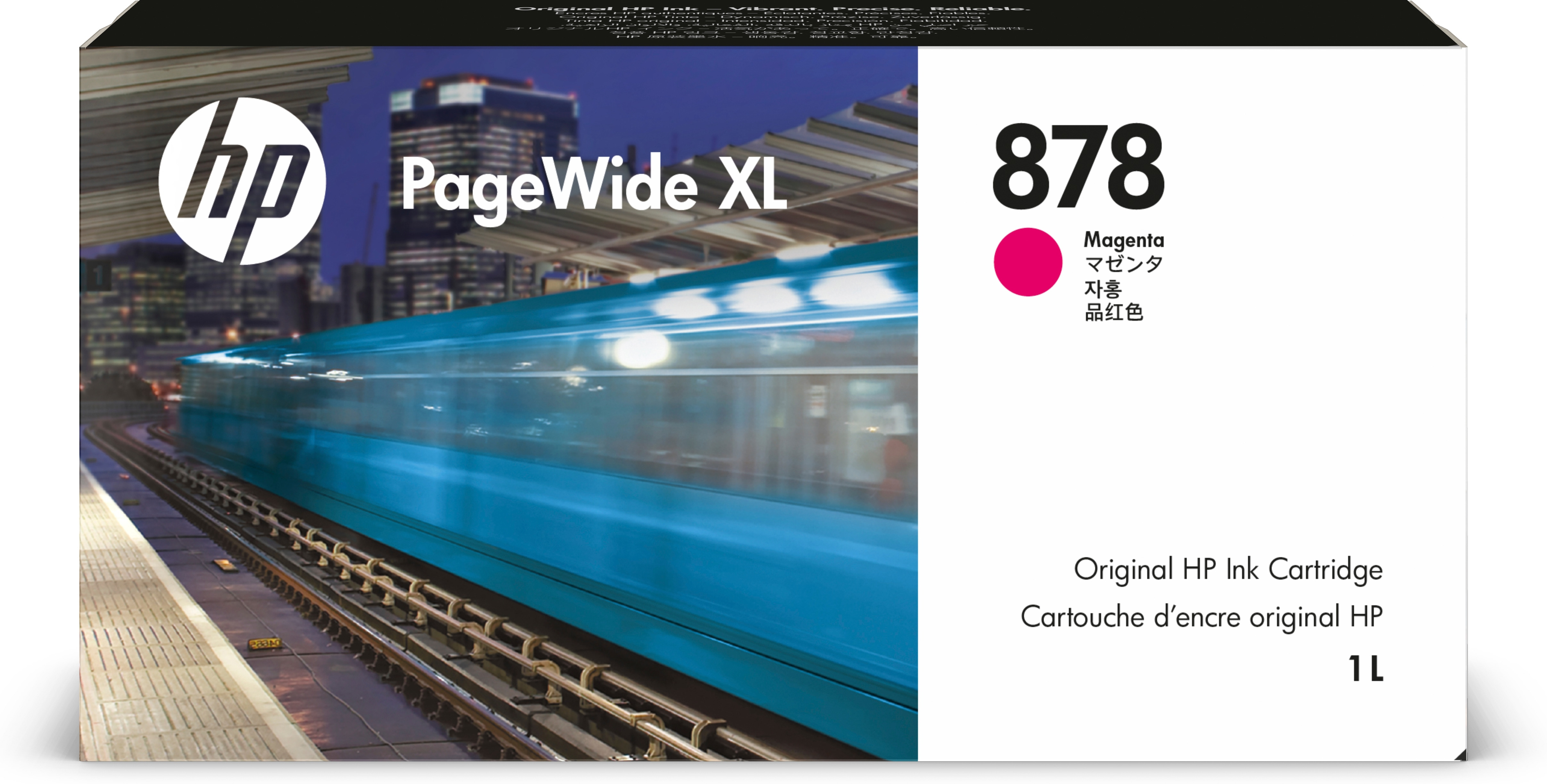 HP Tinteiro PageWide XL 878 Magenta (1 L)