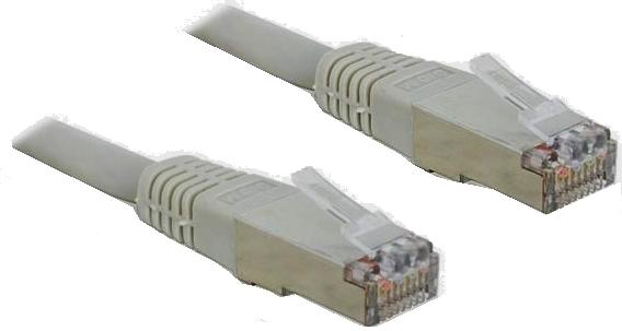 EQUIP CHICOTE CAT6 S/FTP 0.5M CINZA