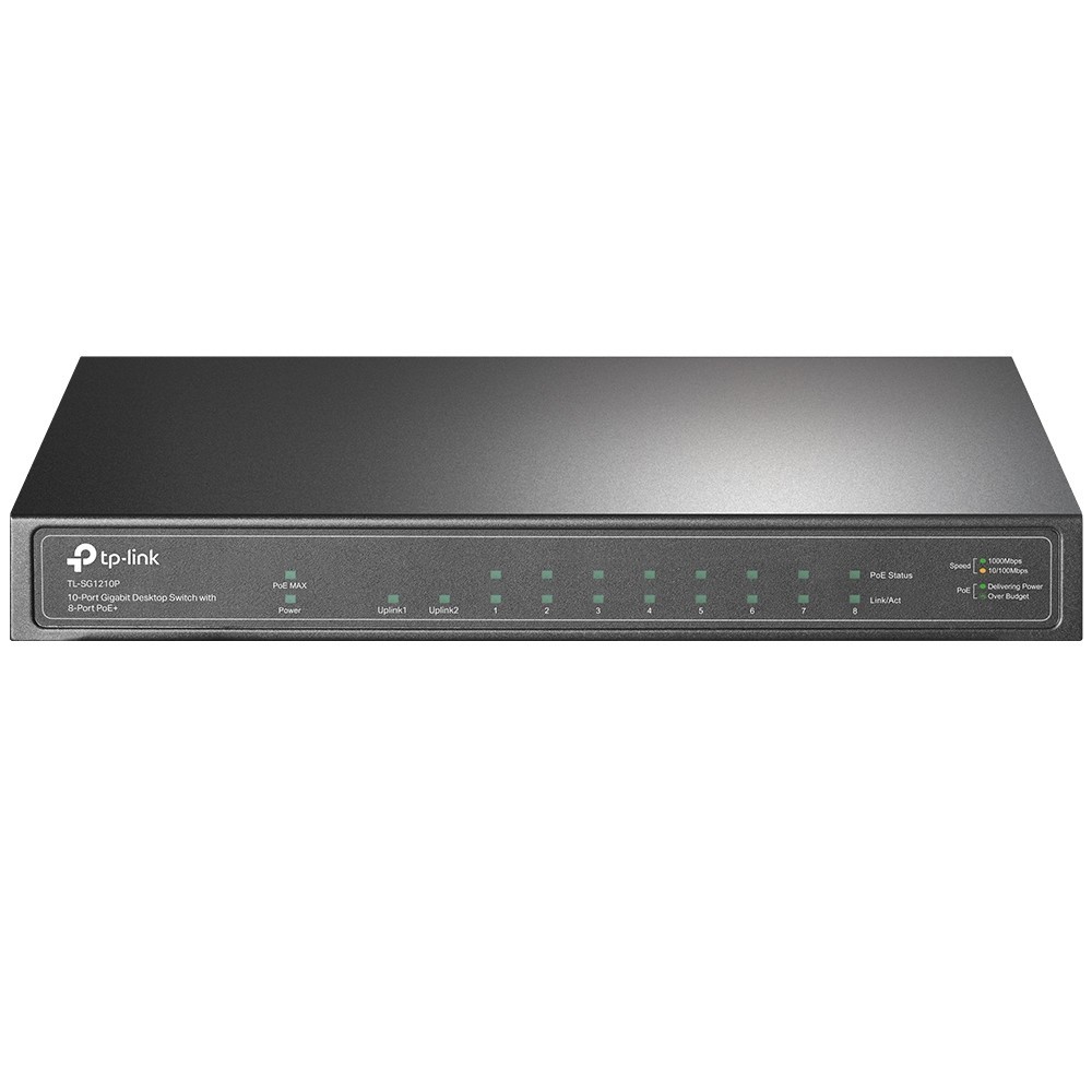 TP-LINK 10PORT GIGABIT POE+ SWITCH