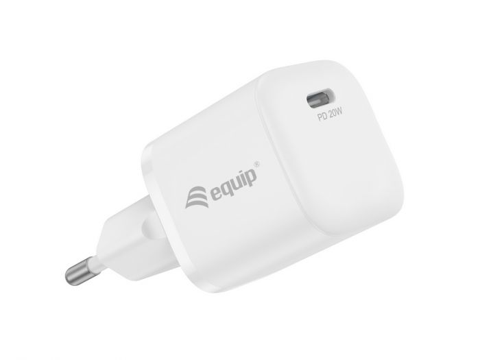 EQUIP LIFE CARREGADOR USB-C 20W BRANCO #MEGA CAMPANHA 2026#
