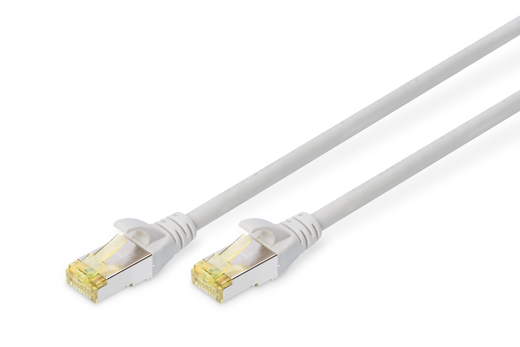 DIGITUS CHICOTE CAT6A S/FTP LSZH 0.5MT CINZA