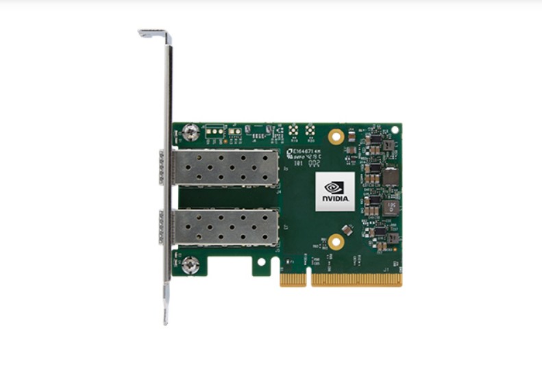 NVIDIA ConnectX-6 Lx MCX631102AN-ADAT - Adaptador de rede - PCIe 4.0 x8 - Gigabit Ethernet / 10Gb Ethernet / 25Gb Ethernet SFP28 x 2