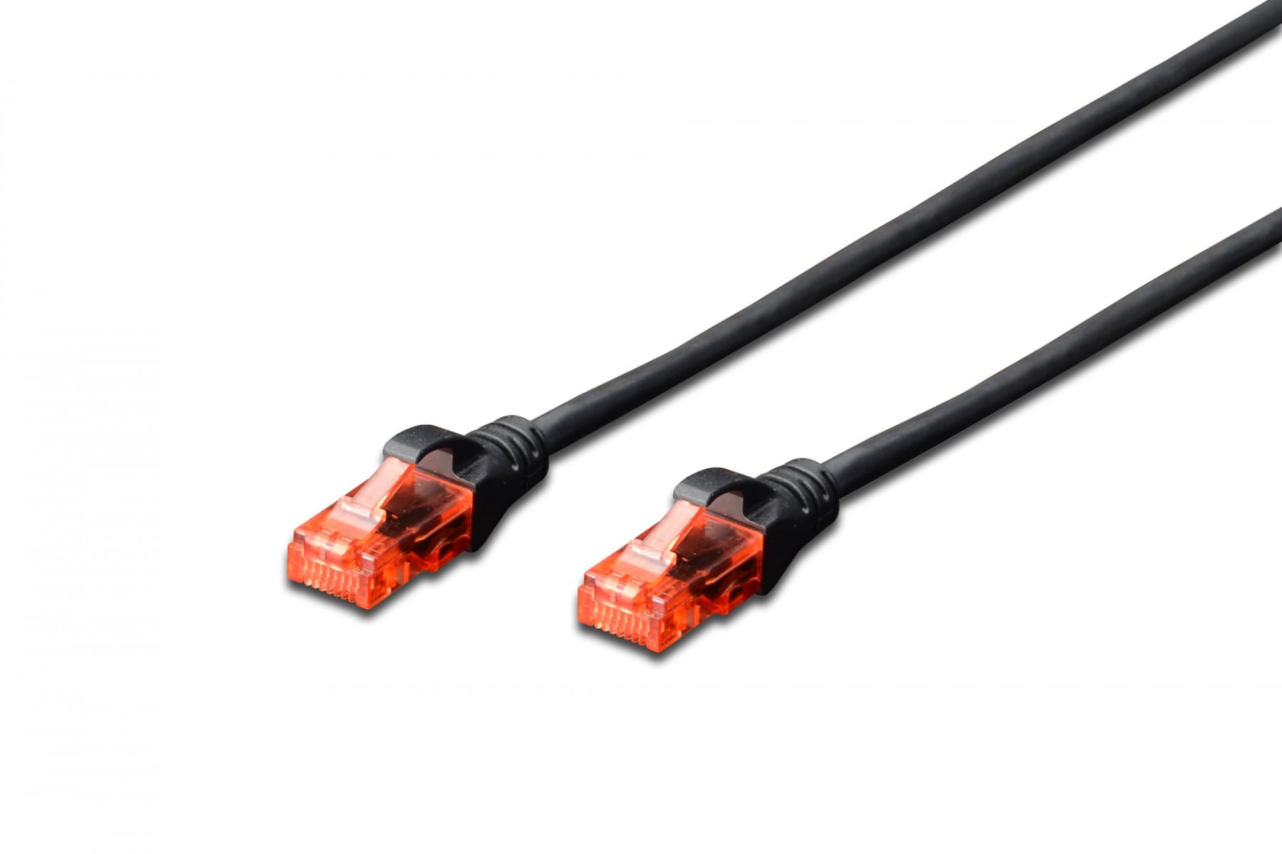 DIGITUS CHICOTE CAT6 U/UTP LSZH 0.25MT PRETO