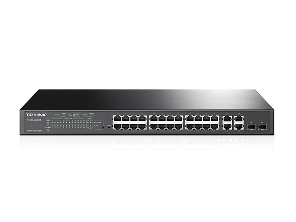 TP-LINK SWITCH JETSTREAM 24PORT 10/100 + 4 GIGABIT SMART 24PORT POE+