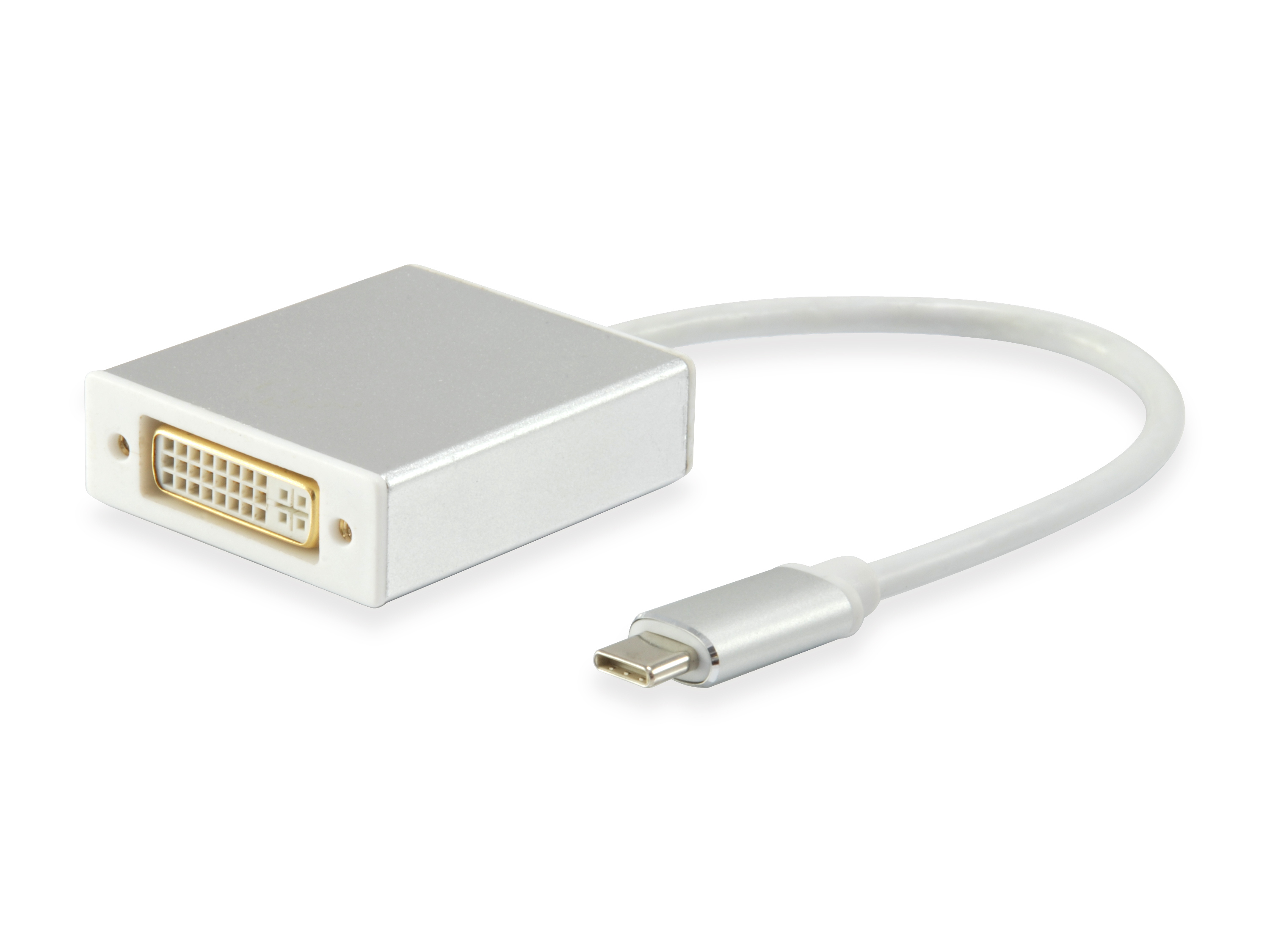 Equip Adaptador USB-C para DVI-I de ligação dupla