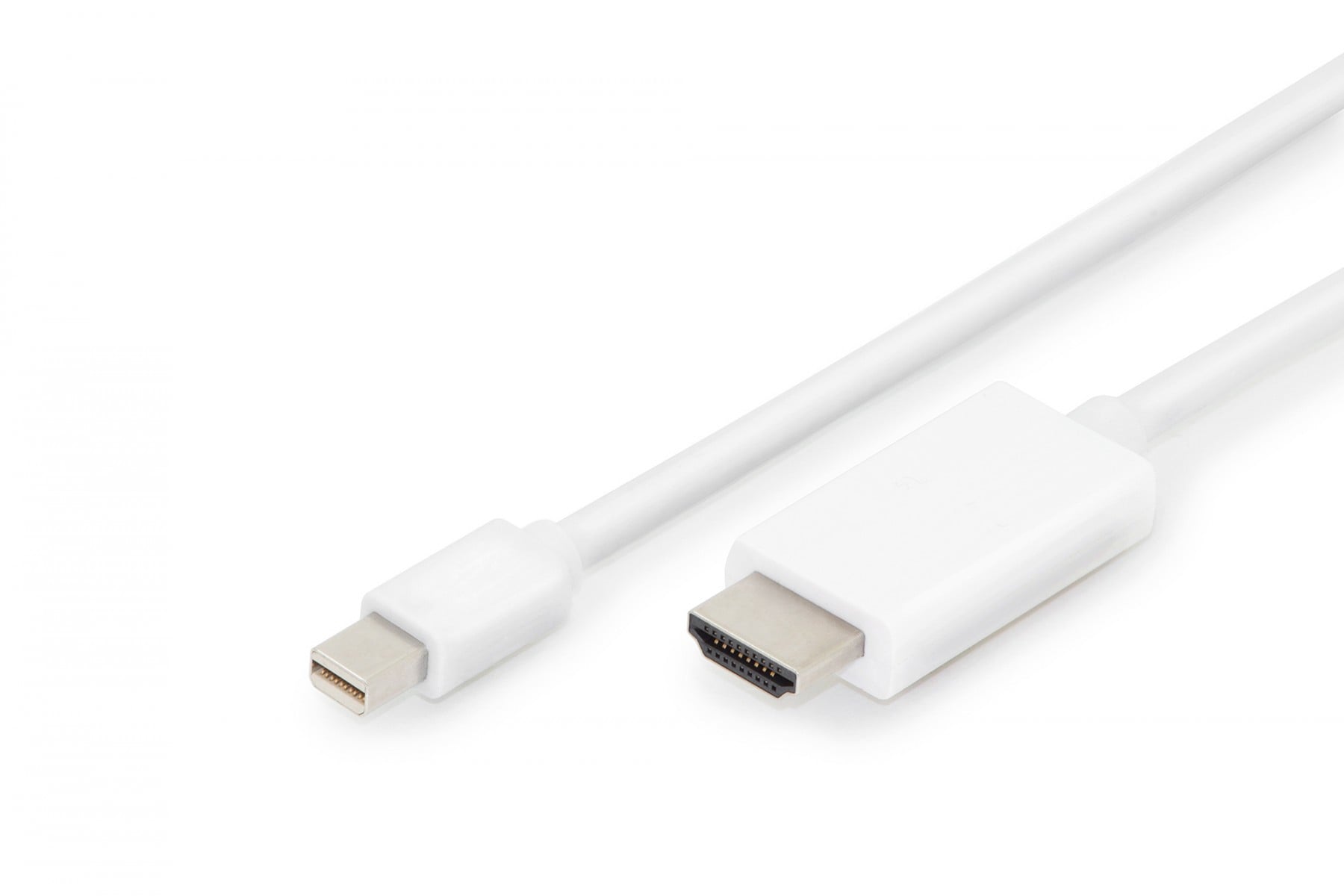 DIGITUS CABO ADAPTADOR MINI DISPLAYPORT 1.2 HDMI A M/M 2MT 4K 60HZ BRANCO